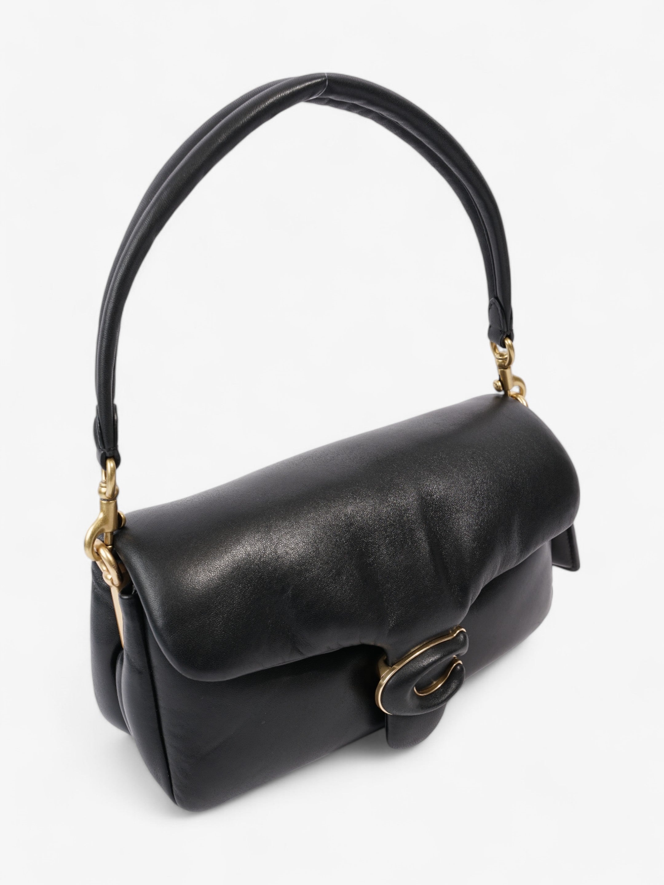 Coach Pillow Tabby Black Nappa Leather 26