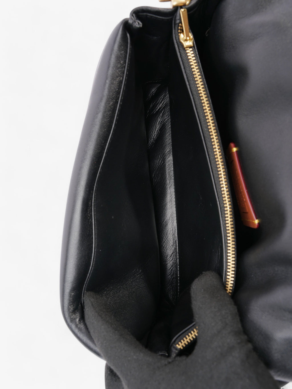 Coach Pillow Tabby Black Nappa Leather 26