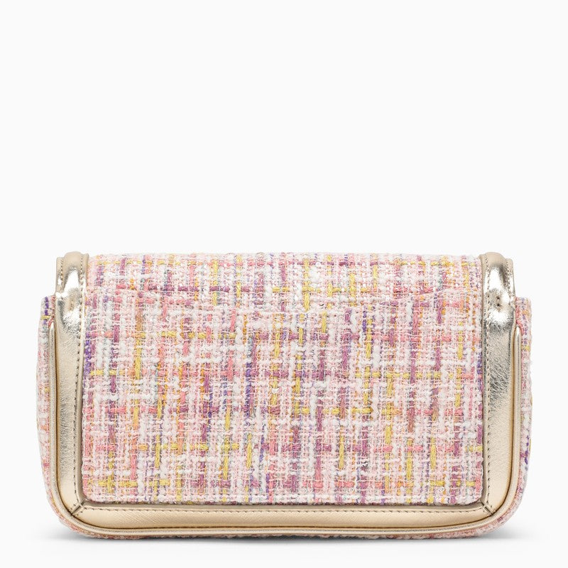 Roger Vivier Shoulder Bag In Pink BouclÃƒÆ’Ã‚Â© Fabric Women