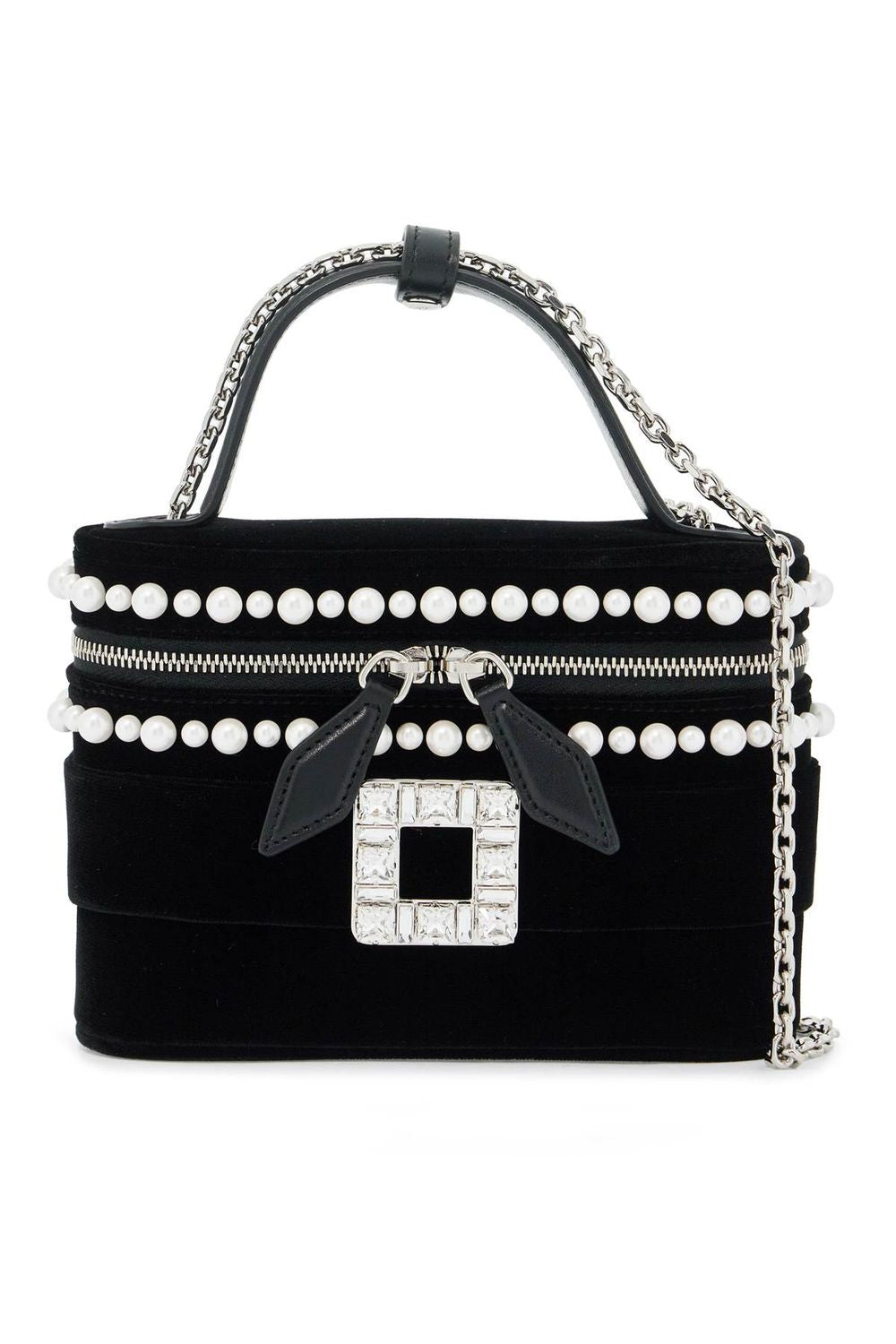 MICRO VANITY BAG WITH RHINESTONE