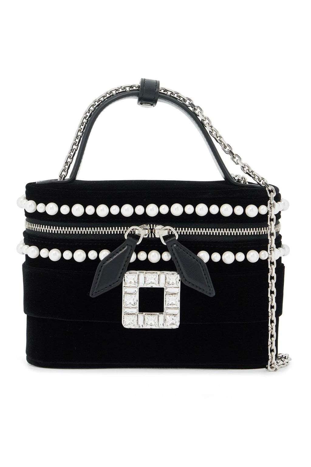 MICRO VANITY BAG WITH RHINESTONE