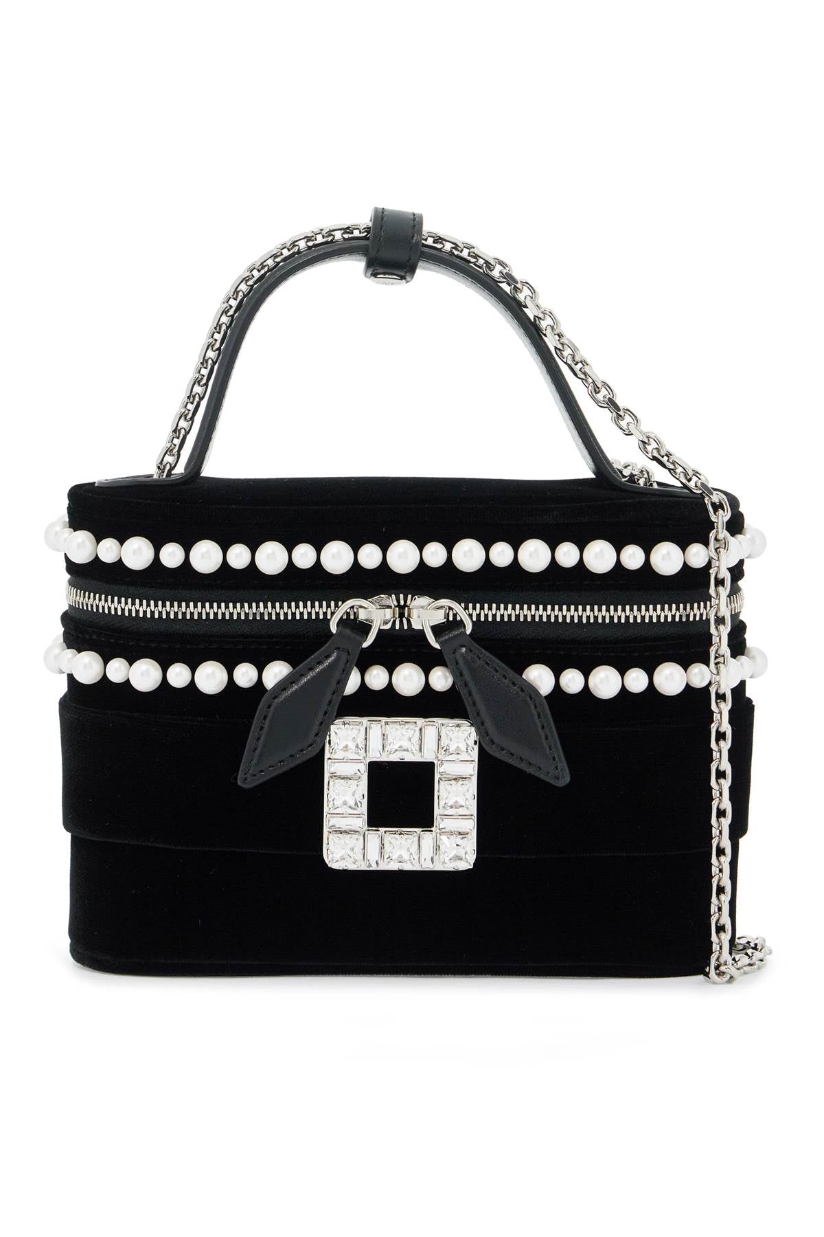 MICRO VANITY BAG WITH RHINESTONE