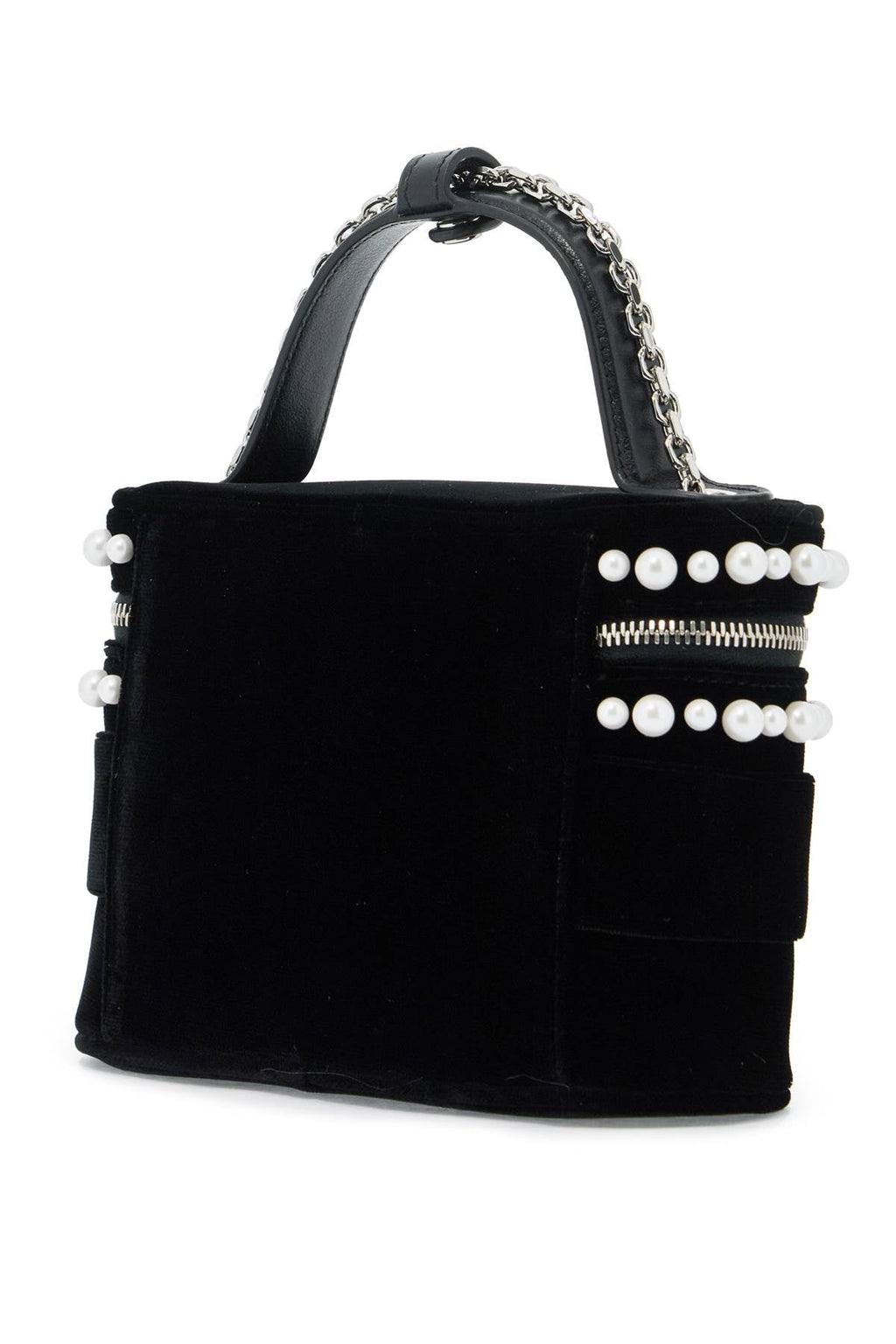 MICRO VANITY BAG WITH RHINESTONE