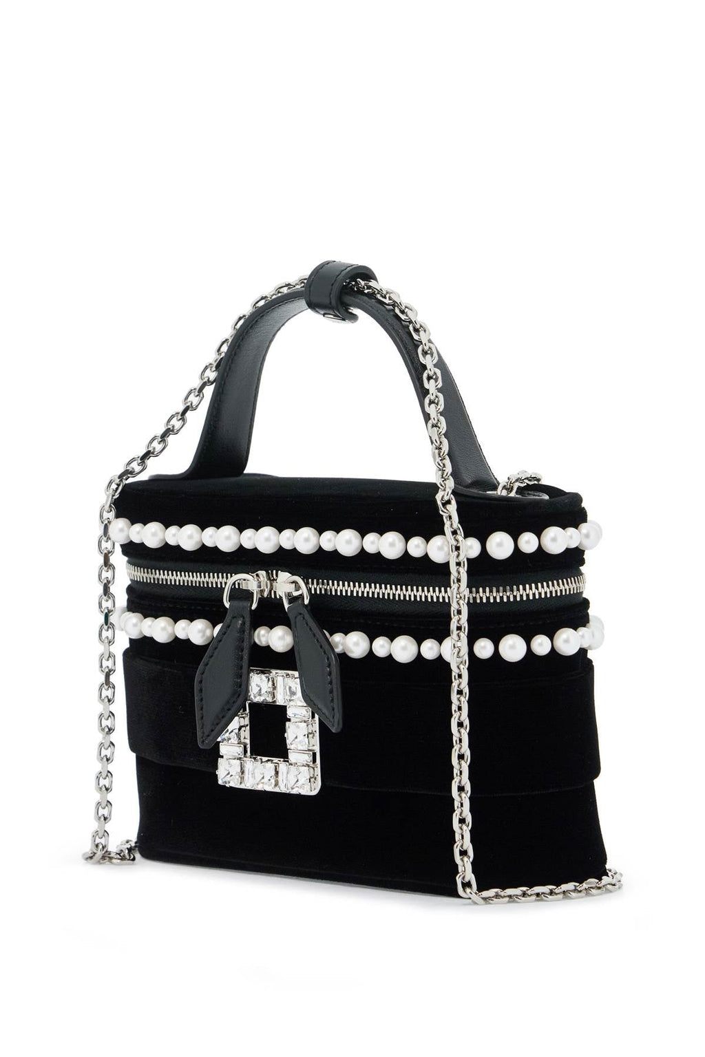 MICRO VANITY BAG WITH RHINESTONE