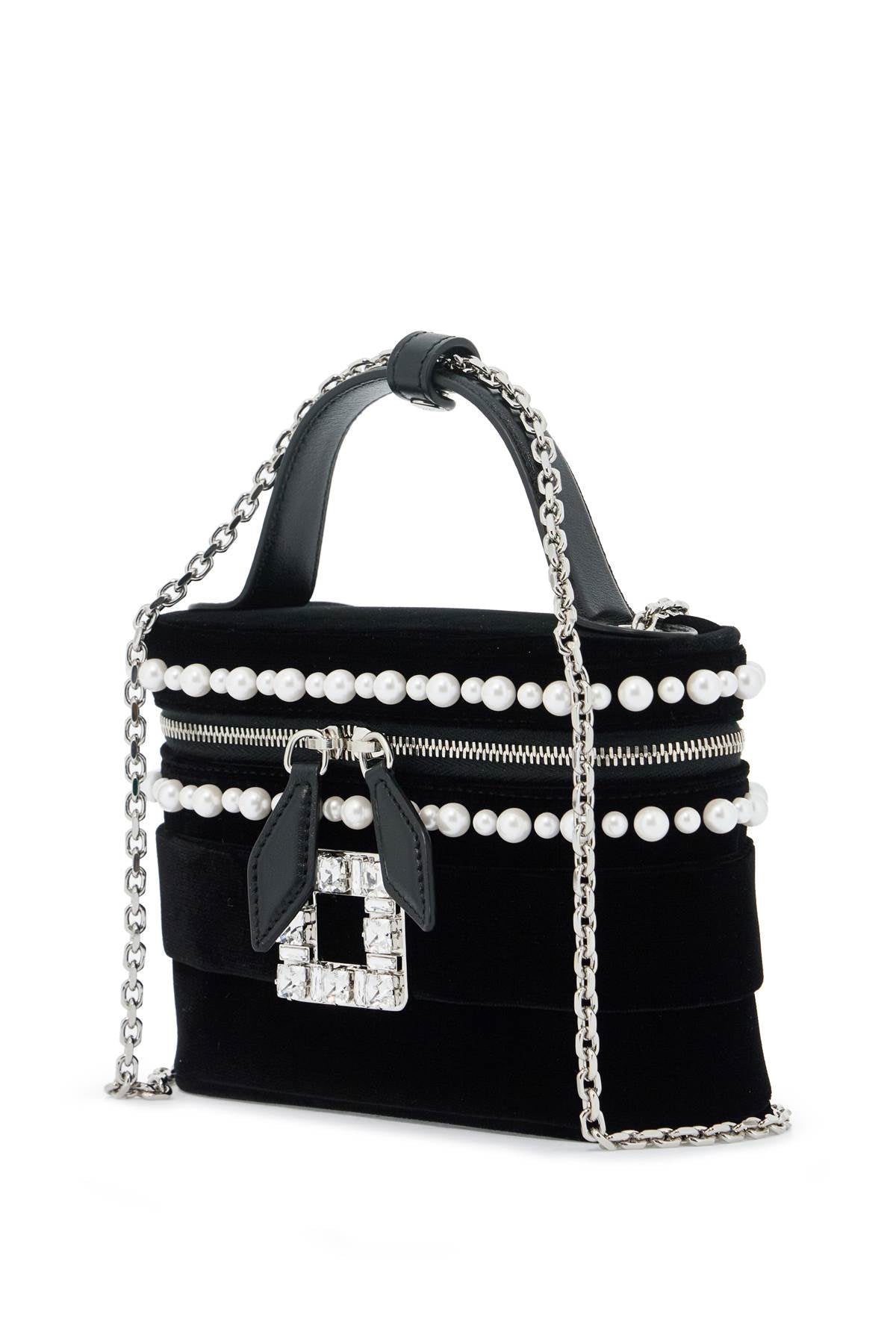MICRO VANITY BAG WITH RHINESTONE