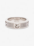 Fendi F is Fendi Ring Silver Base Metal Medium (54mm)