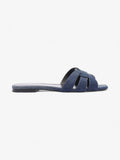 Saint Laurent Nu Pieds Denim Sandals  Blue  Denim EU 37.5 UK 4.5
