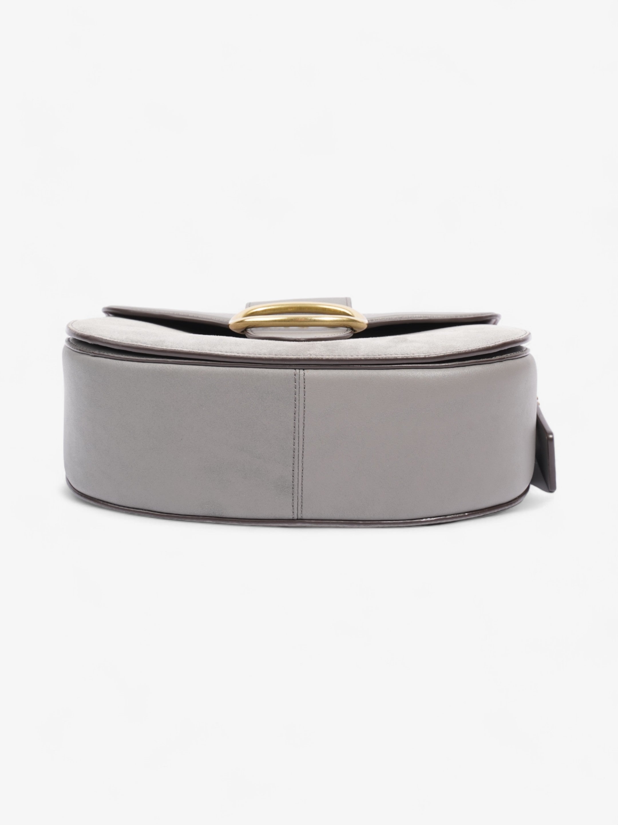 Coach Kat Saddle Grey Suede