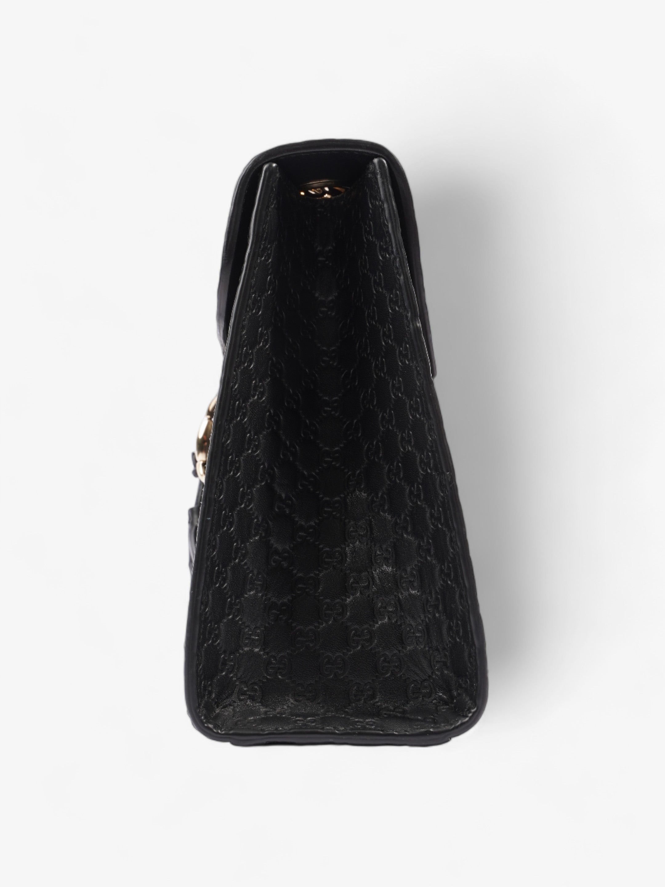 Gucci Emily Guccissima Chain Black Leather Medium