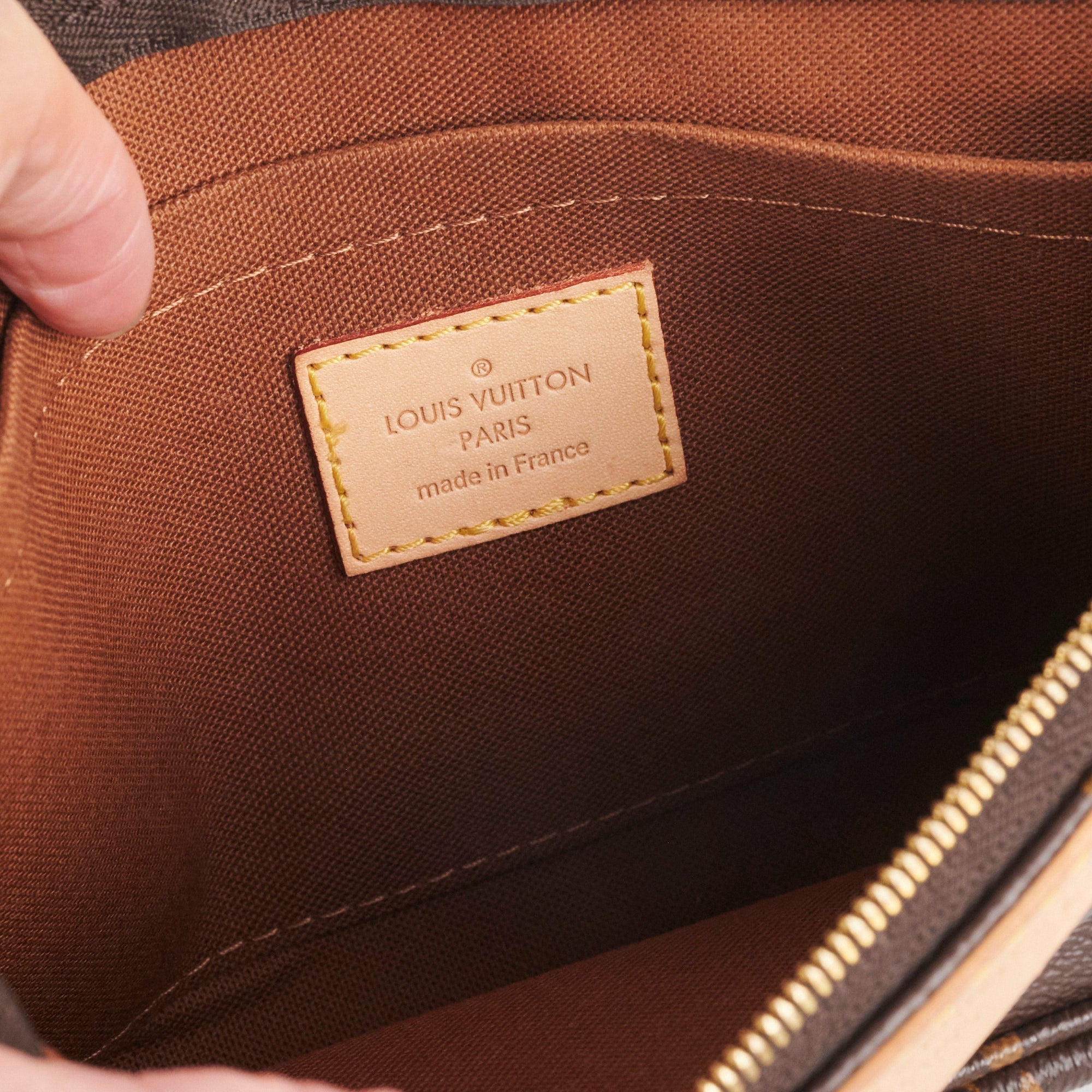 Louis Vuitton Khaki Multi Pochette Accessories Monogram