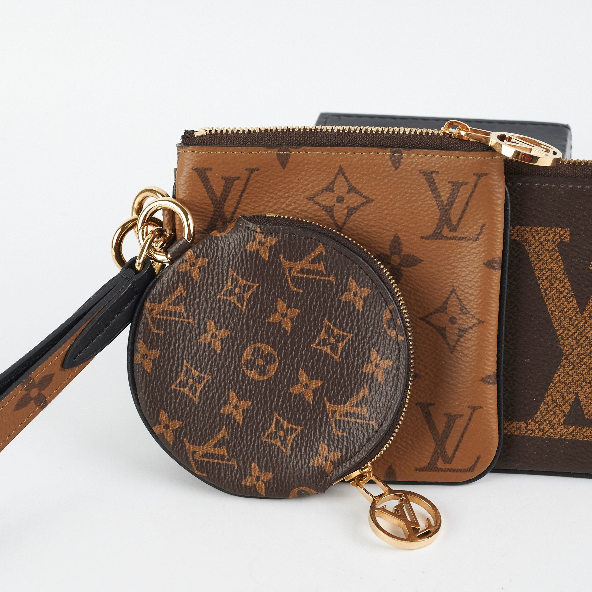 Louis Vuitton Pochette Trio Reverse Monogram