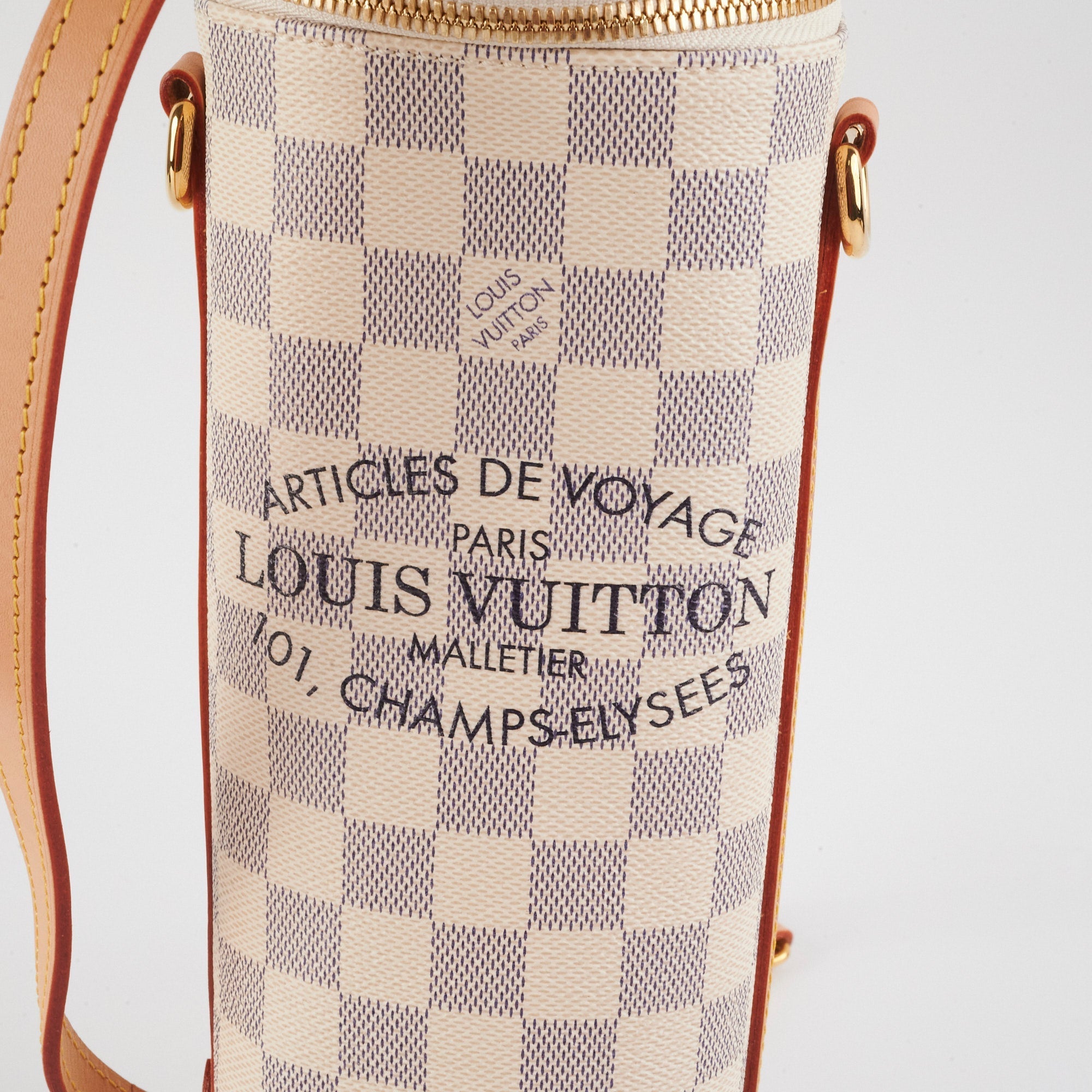 Louis Vuitton Water Bottle Holder Damier Azur
