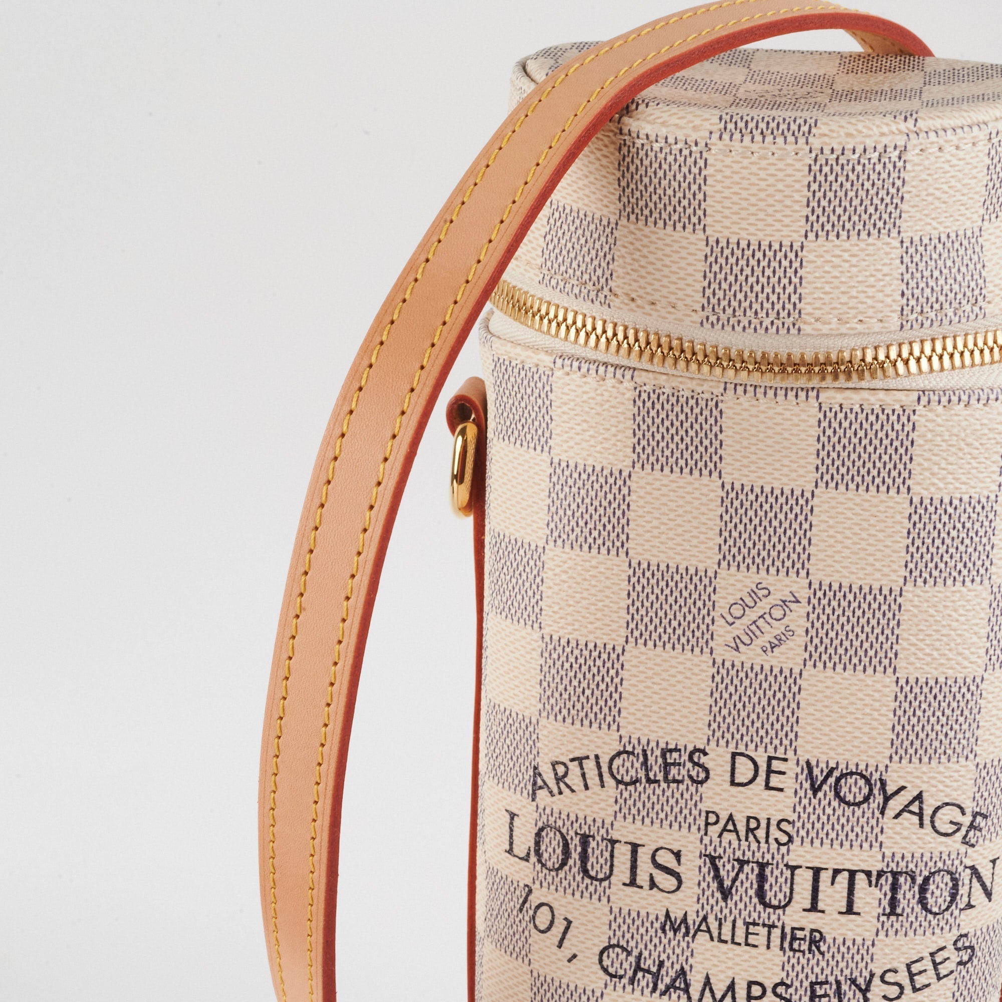 Louis Vuitton Water Bottle Holder Damier Azur