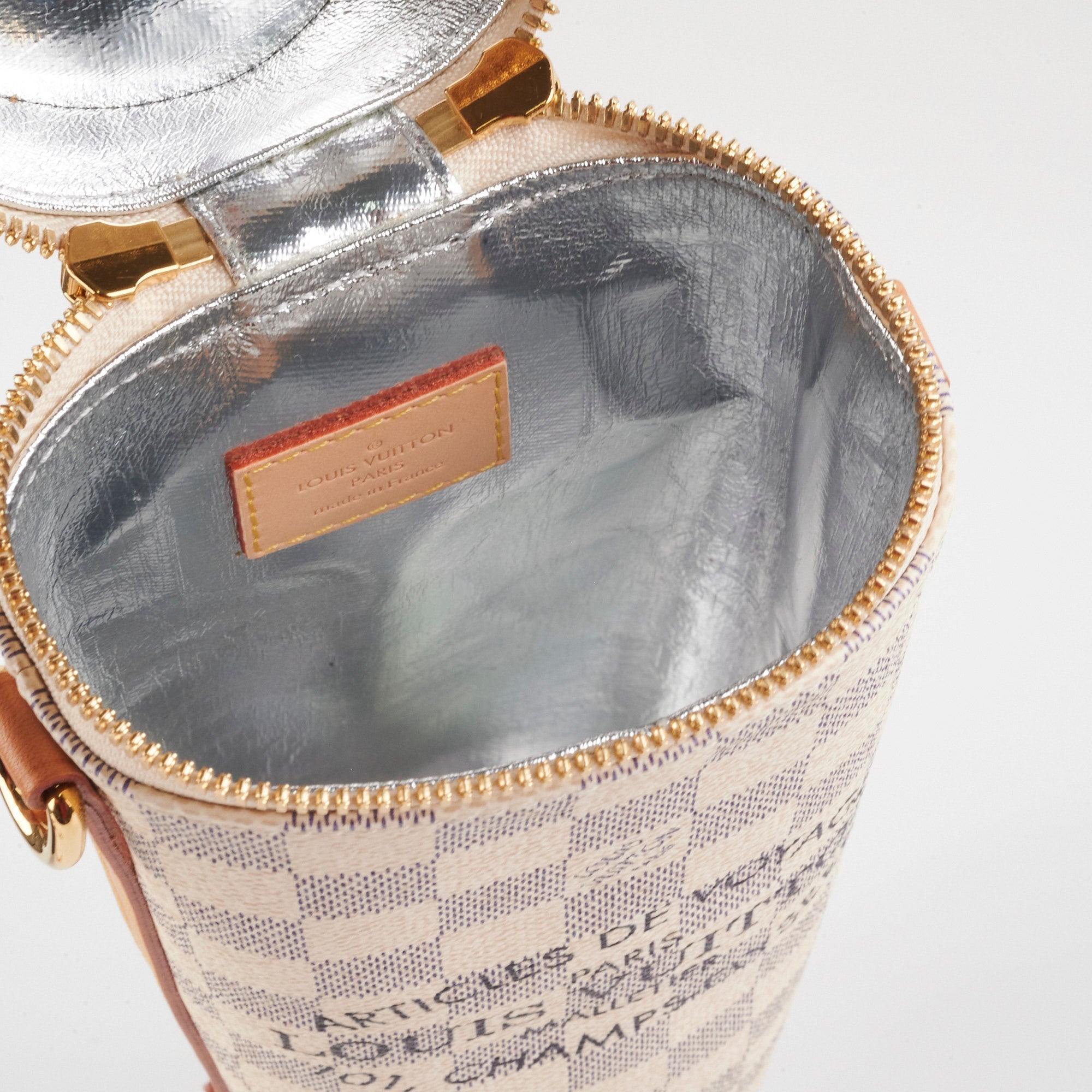Louis Vuitton Water Bottle Holder Damier Azur