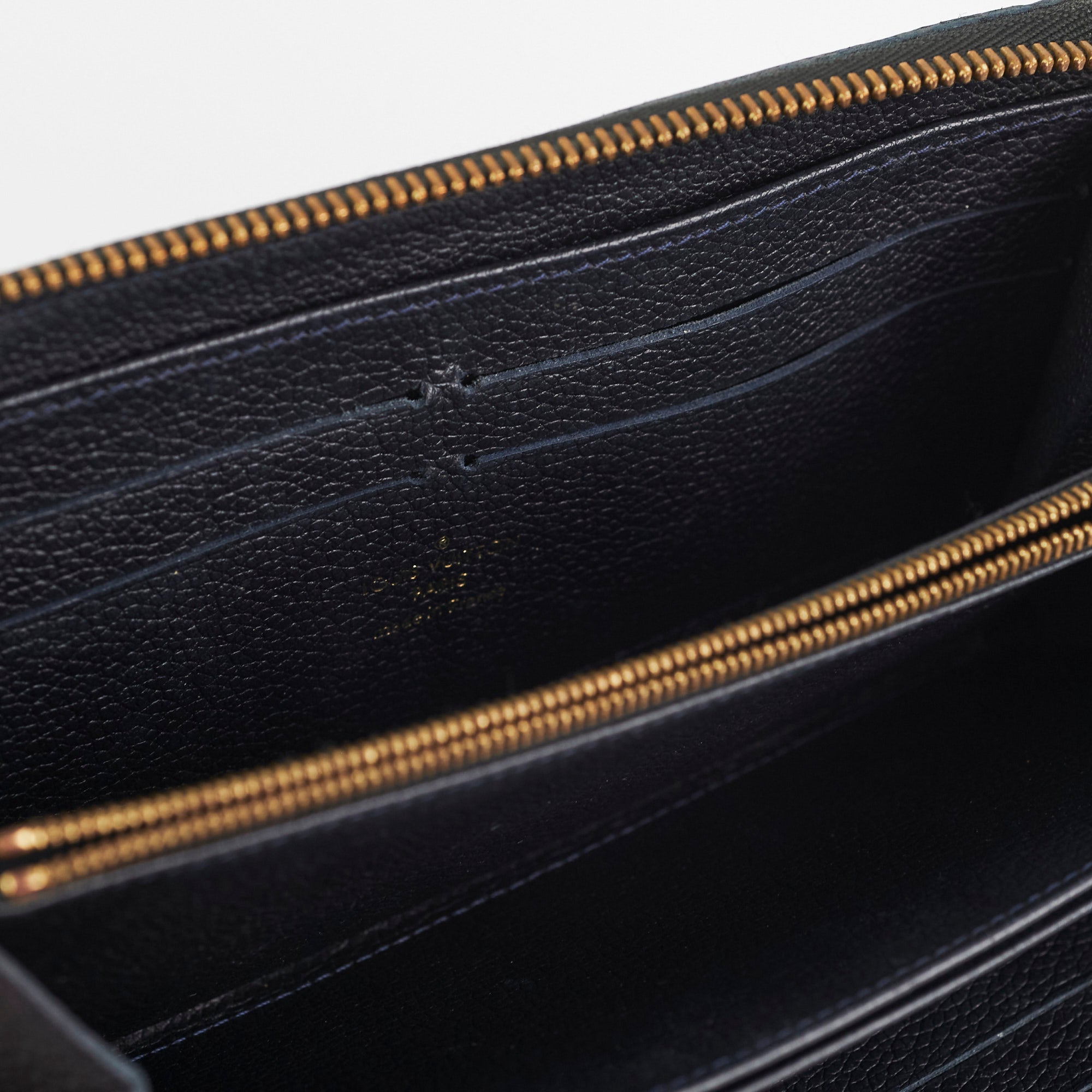 Louis Vuitton Empriente Zip Long Wallet Black