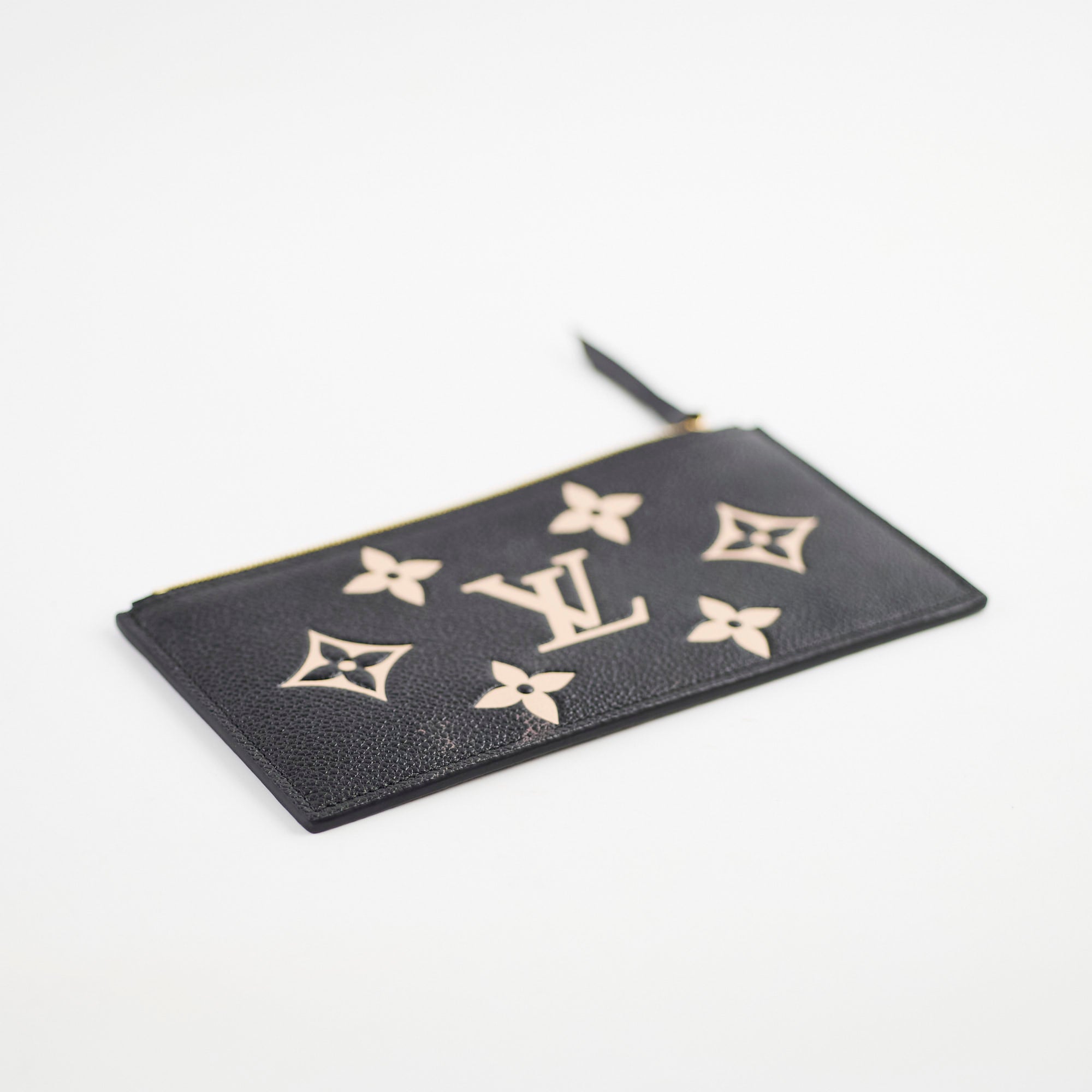 Louis Vuitton Felicie Pochette Black/Beige Empreinte Crossbody