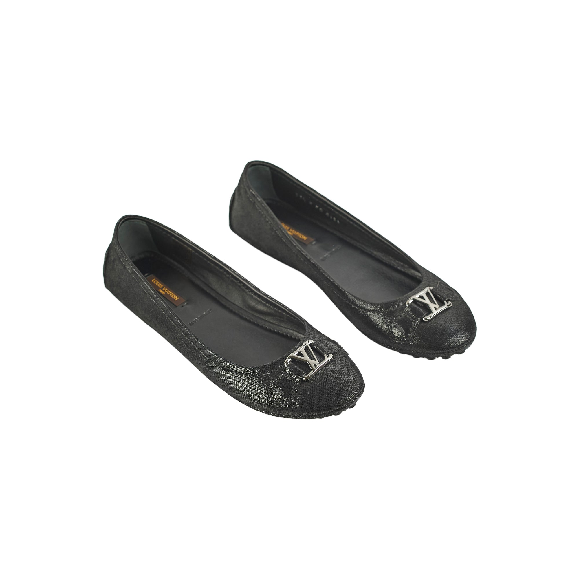 Louis Vuitton Ballet Flats Black Size 37.5