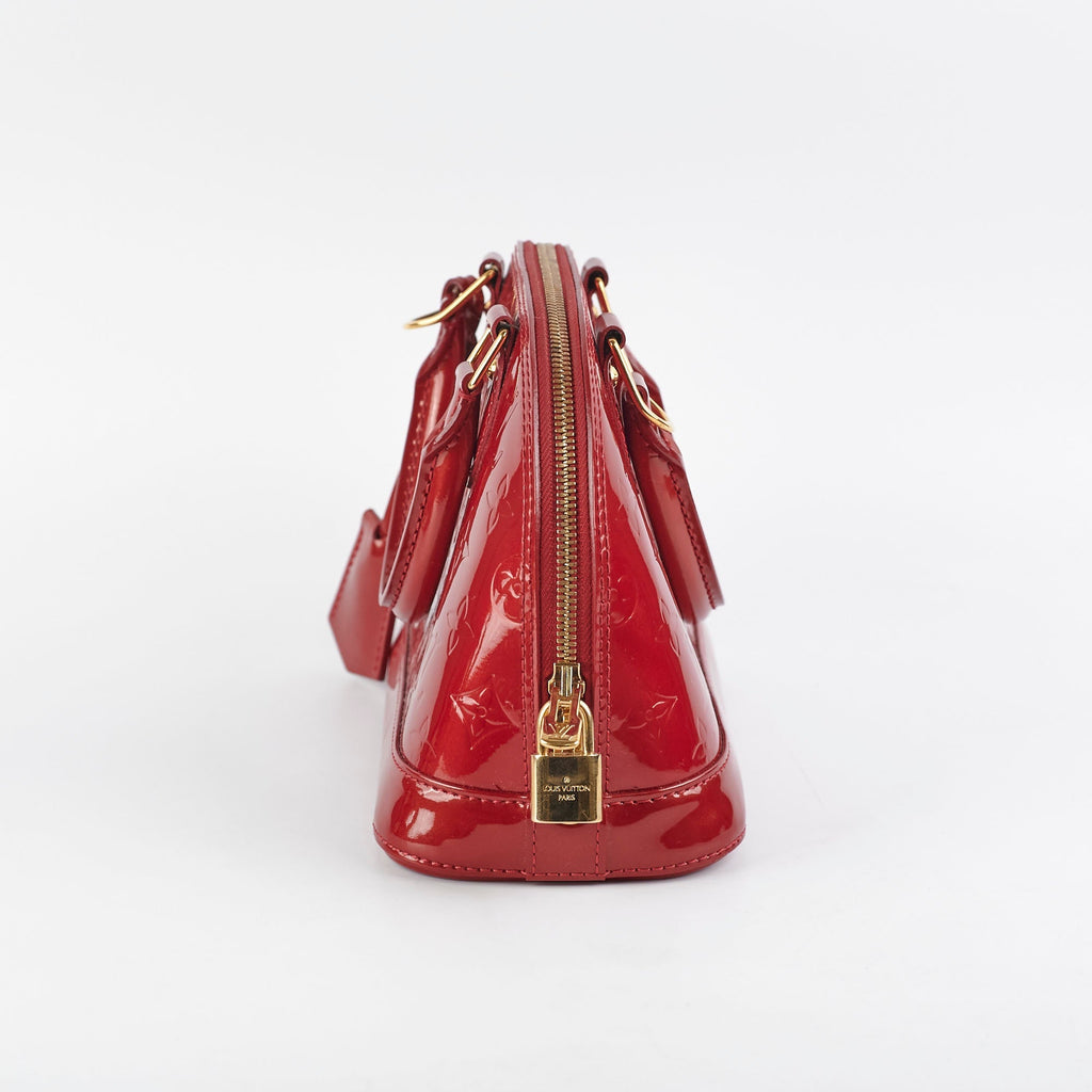 Louis Vuitton Alma BB Vernis Red