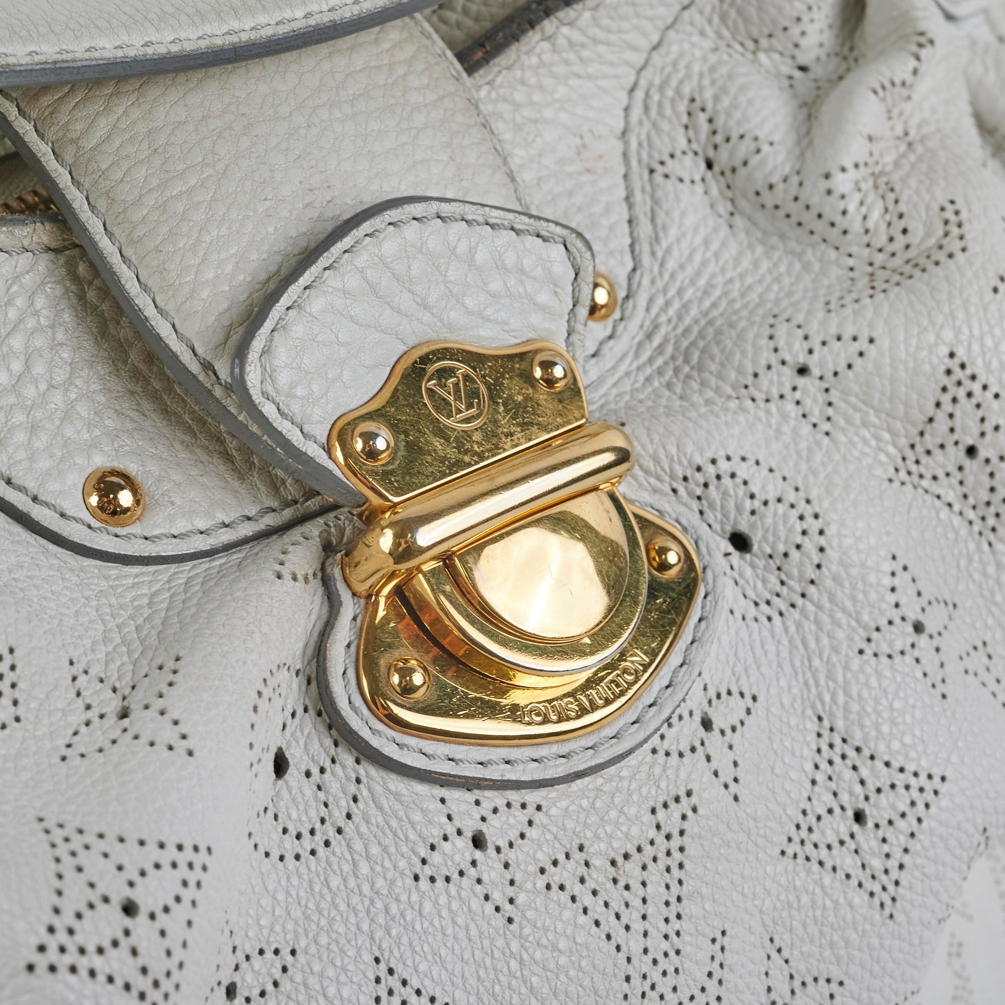 Louis Vuitton Mahina Bag White