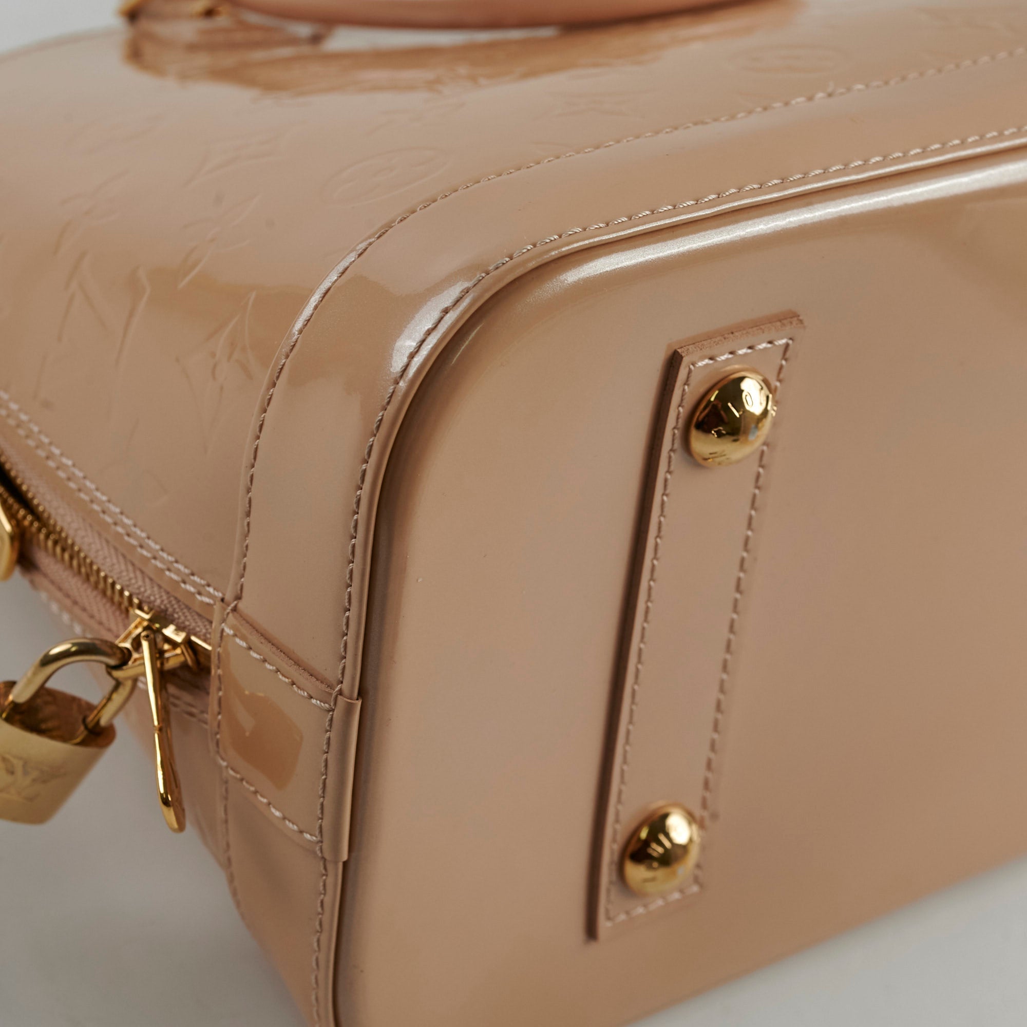 Louis Vuitton Vernis Alma PM Rose Florentine