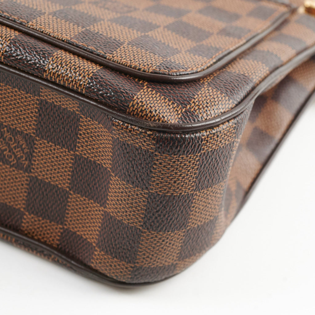 Louis Vuitton Aubagne Shoulder Bag Damier Ebene