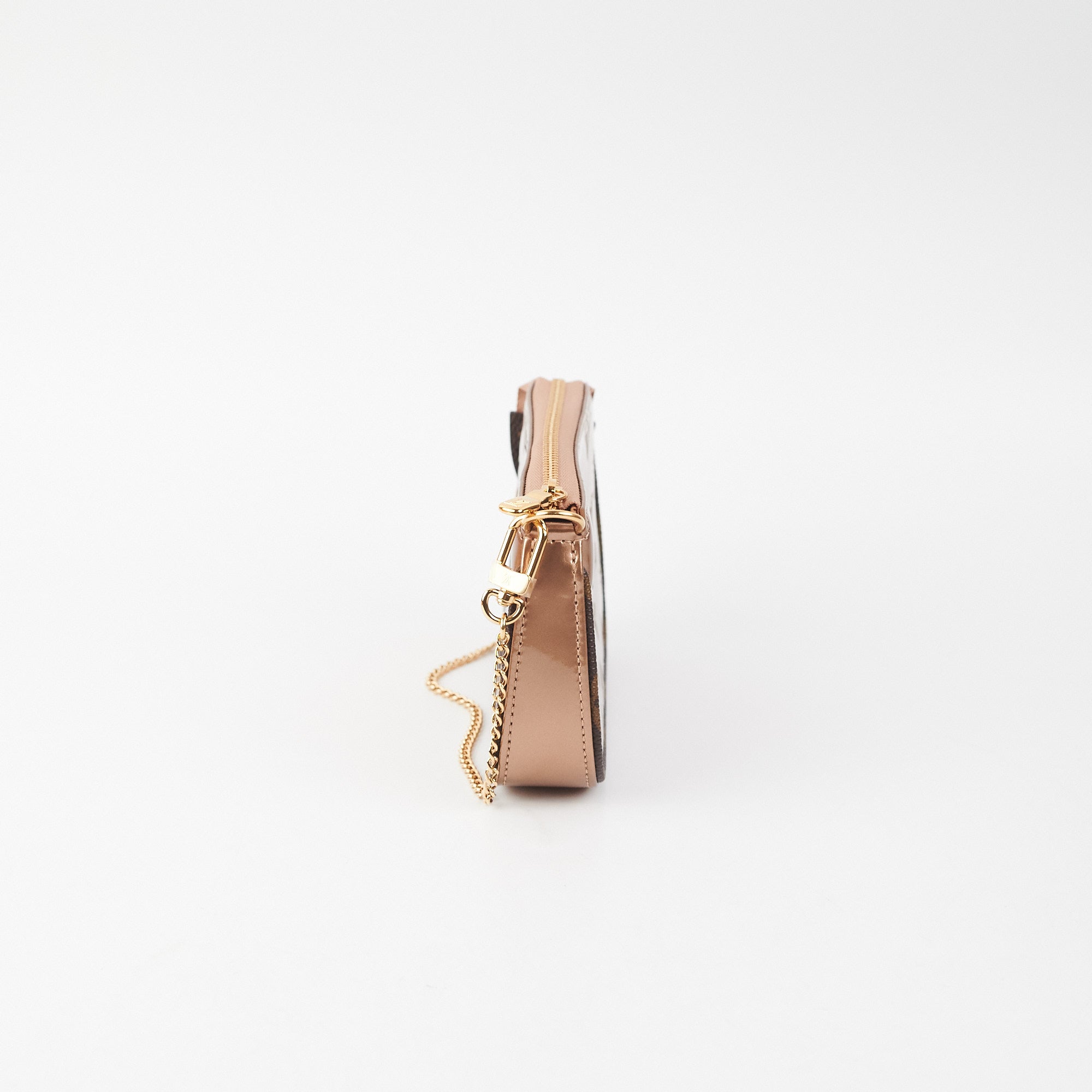 Louis Vuitton Mini Pochette Vernis Rose Gold