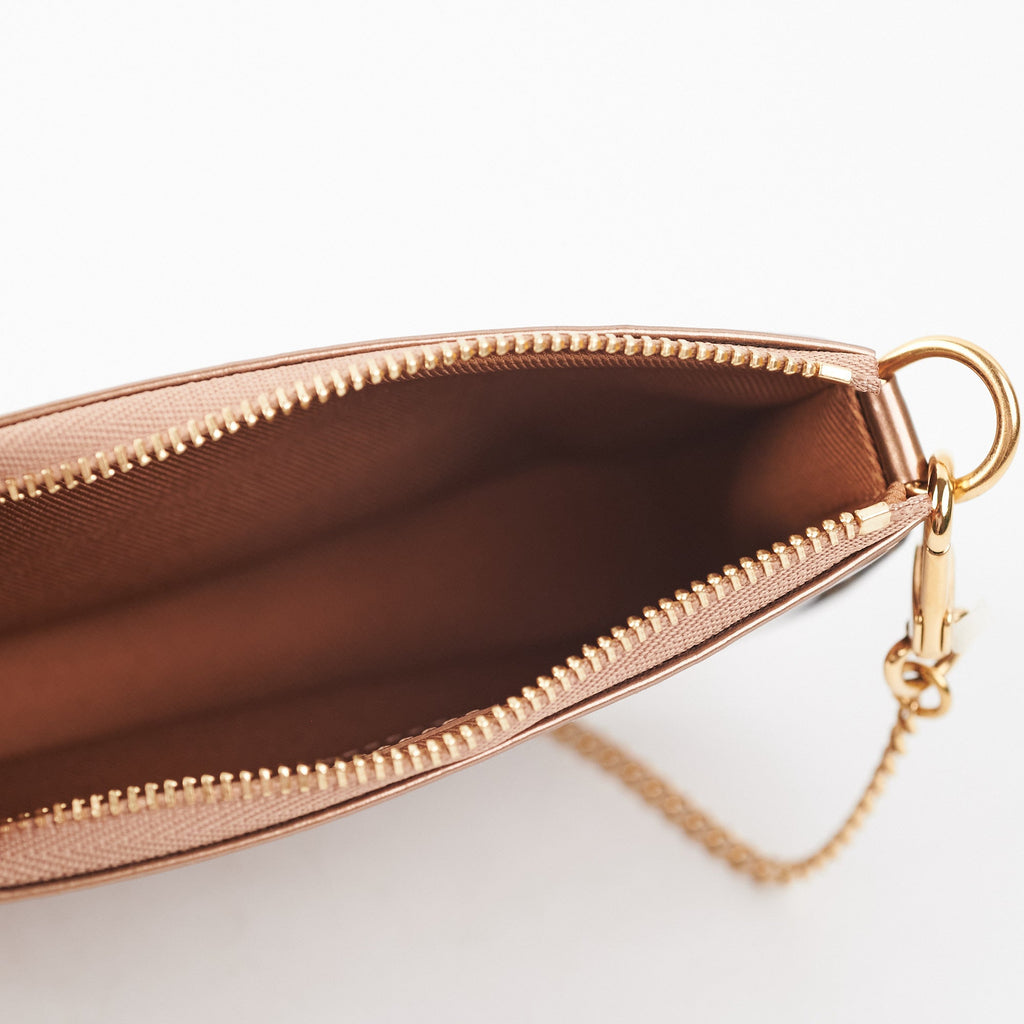 Louis Vuitton Mini Pochette Vernis Rose Gold