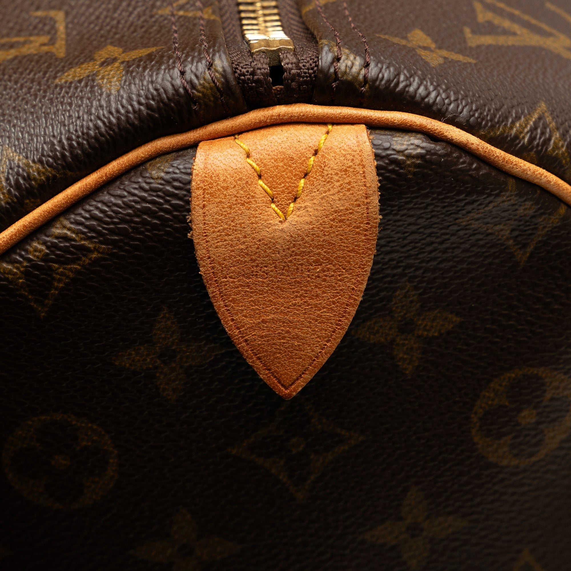 Brown Louis Vuitton Monogram Keepall 55 Travel Bag