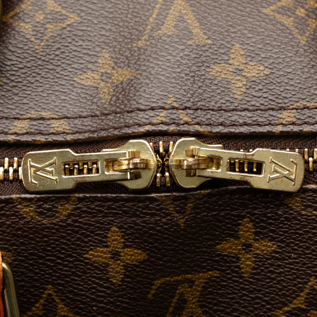 Brown Louis Vuitton Monogram Keepall 55 Travel Bag