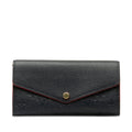 Blue Louis Vuitton Monogram Empreinte Portefeuille Sarah Wallet