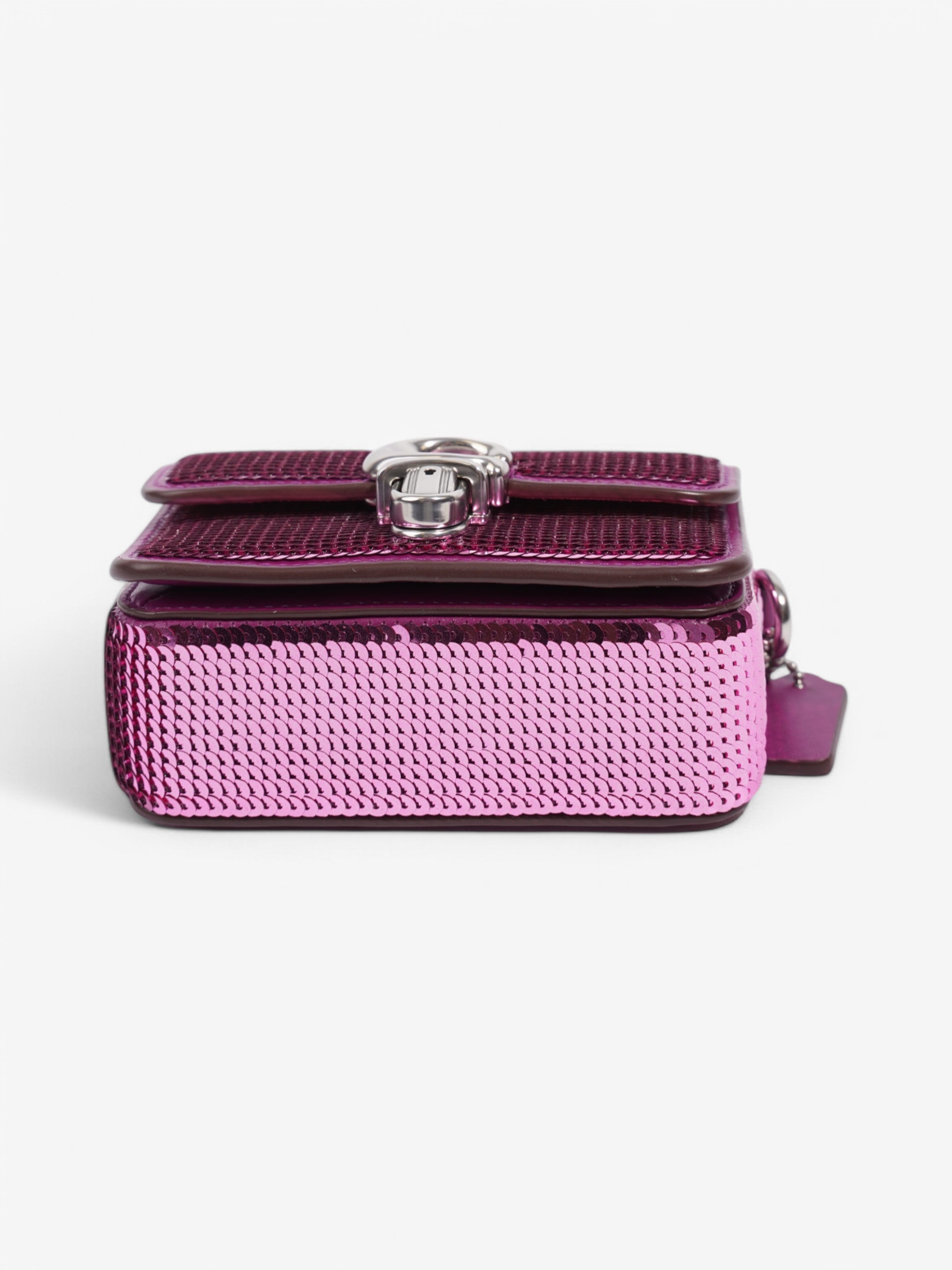 Coach Studio Baguette Purple Sequin 12