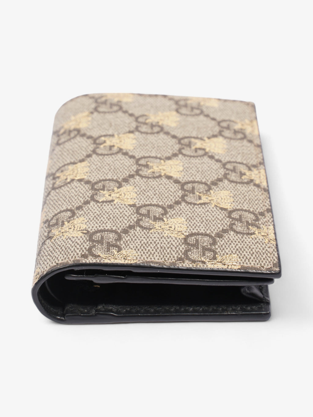 Gucci Card Case Wallet GG Supreme Bee Coated Canvas