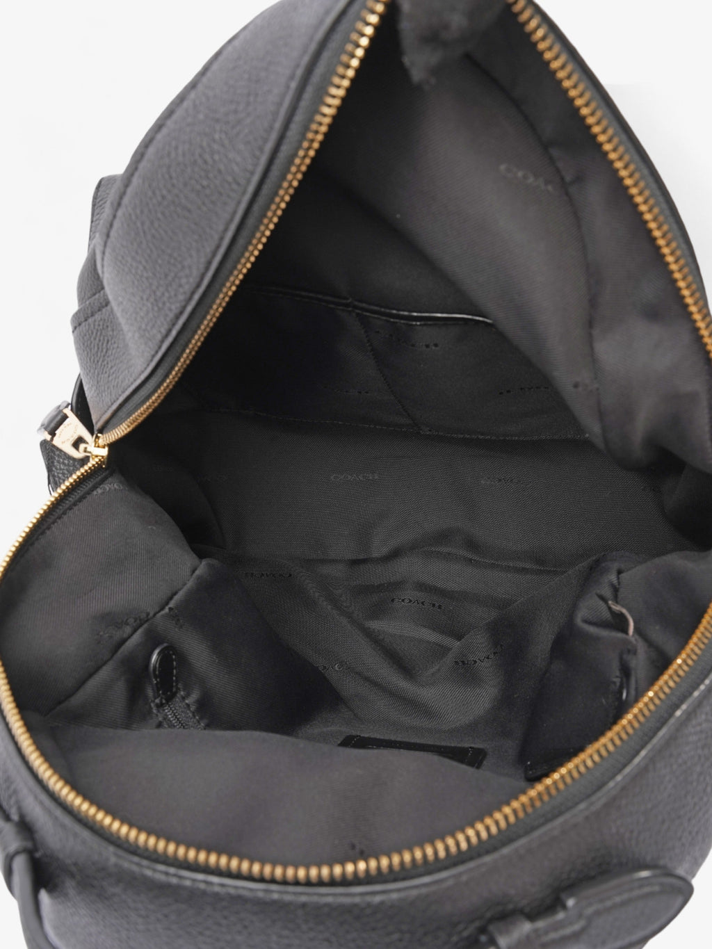 Coach Rucksack Black Leather Campus Rucksack