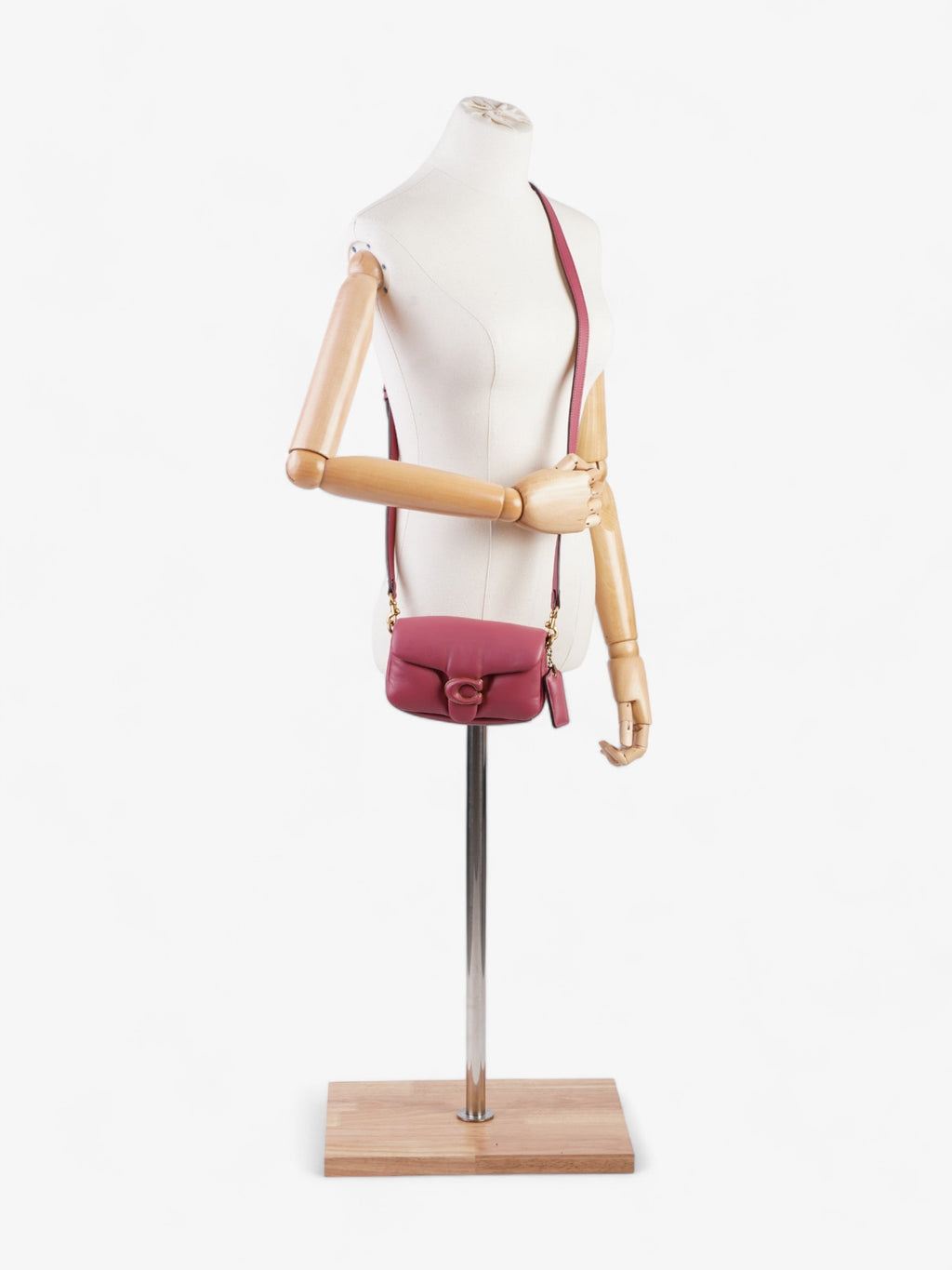Coach Pillow Tabby 18 Rosa Nappa Leather