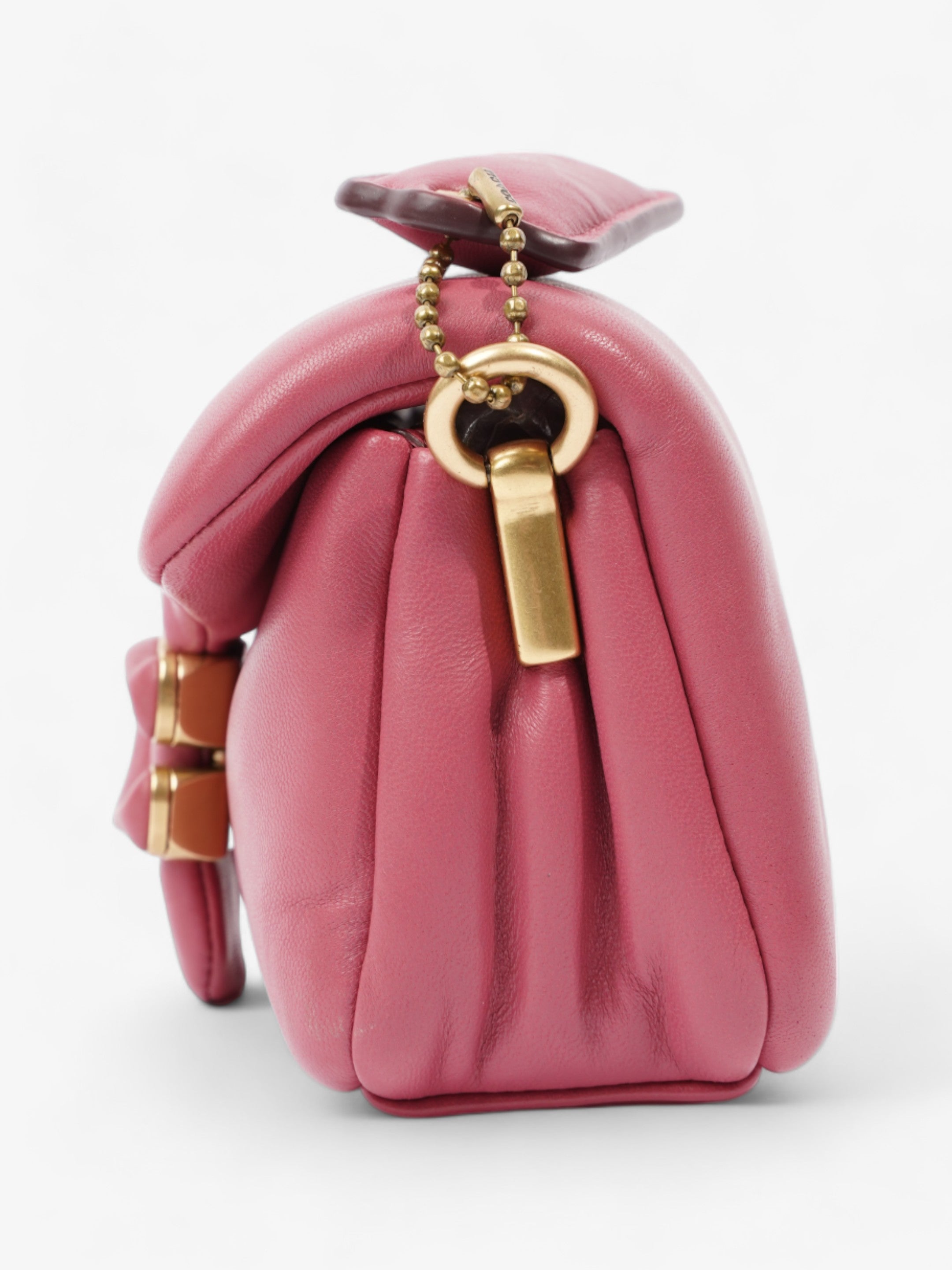 Coach Pillow Tabby 18 Rosa Nappa Leather