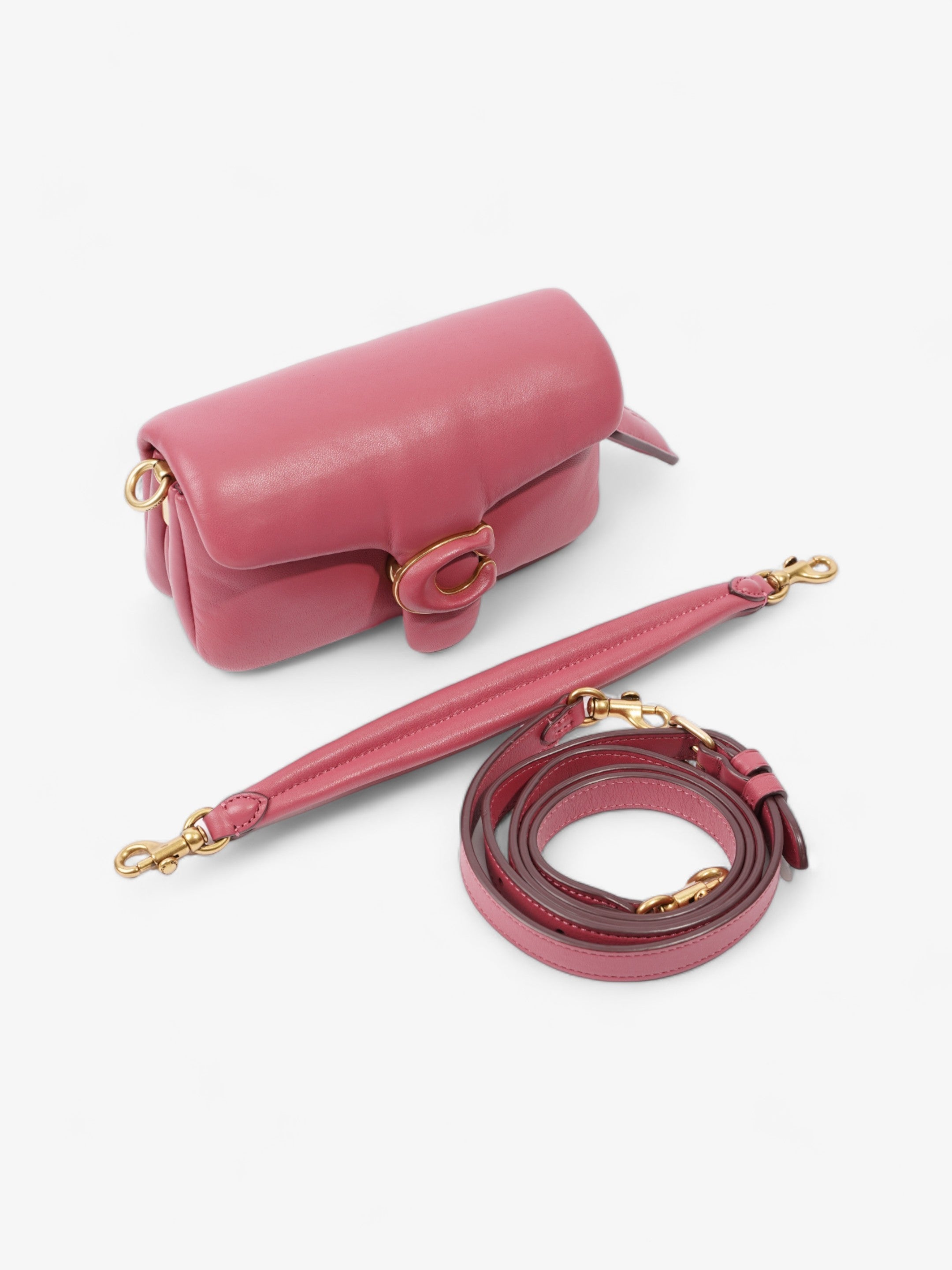 Coach Pillow Tabby 18 Rosa Nappa Leather