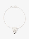 Gucci Heart Bracelet Silver Silver Sterling 17