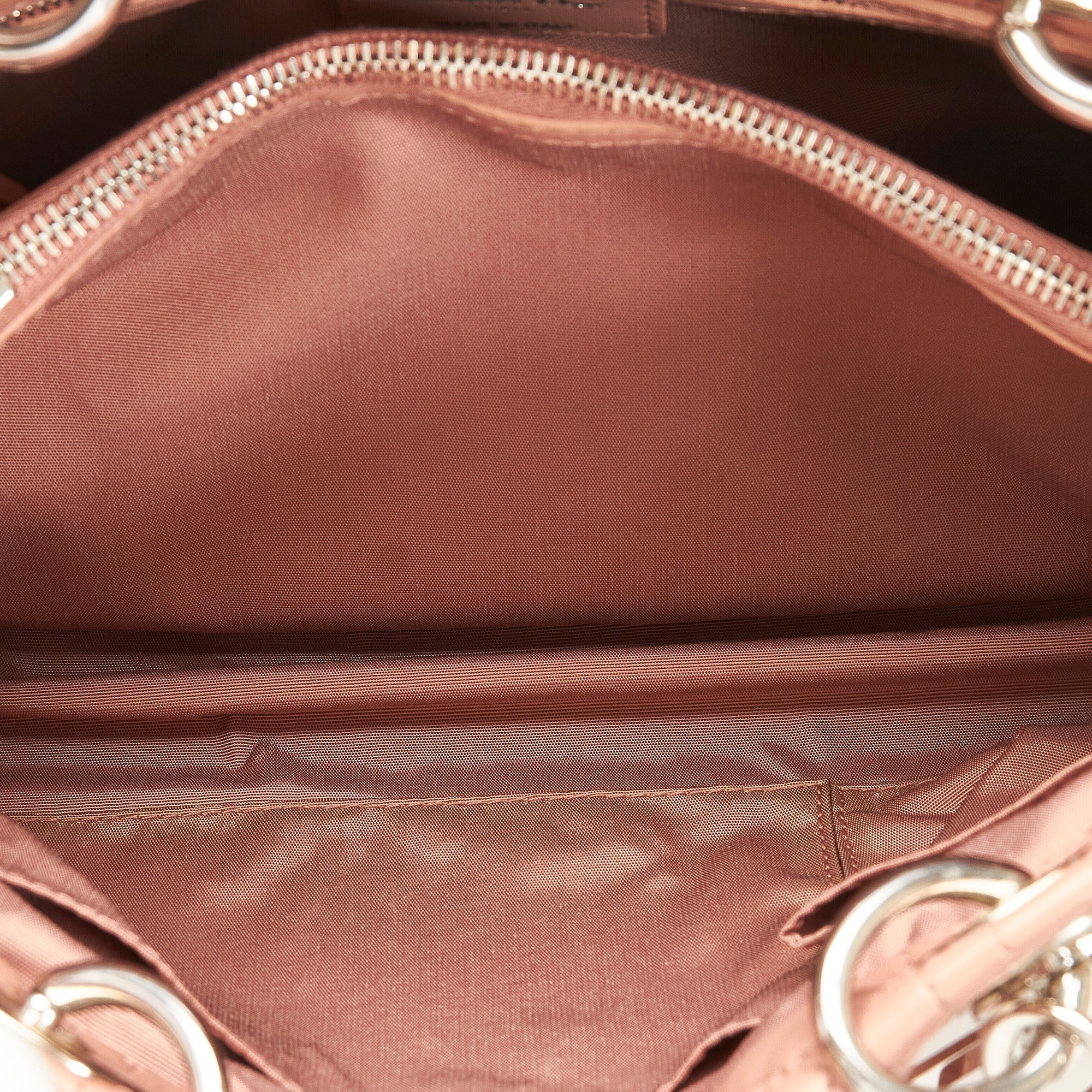 Dior Lady Dior Soft Shopper Pink Cannage Quilted Leather