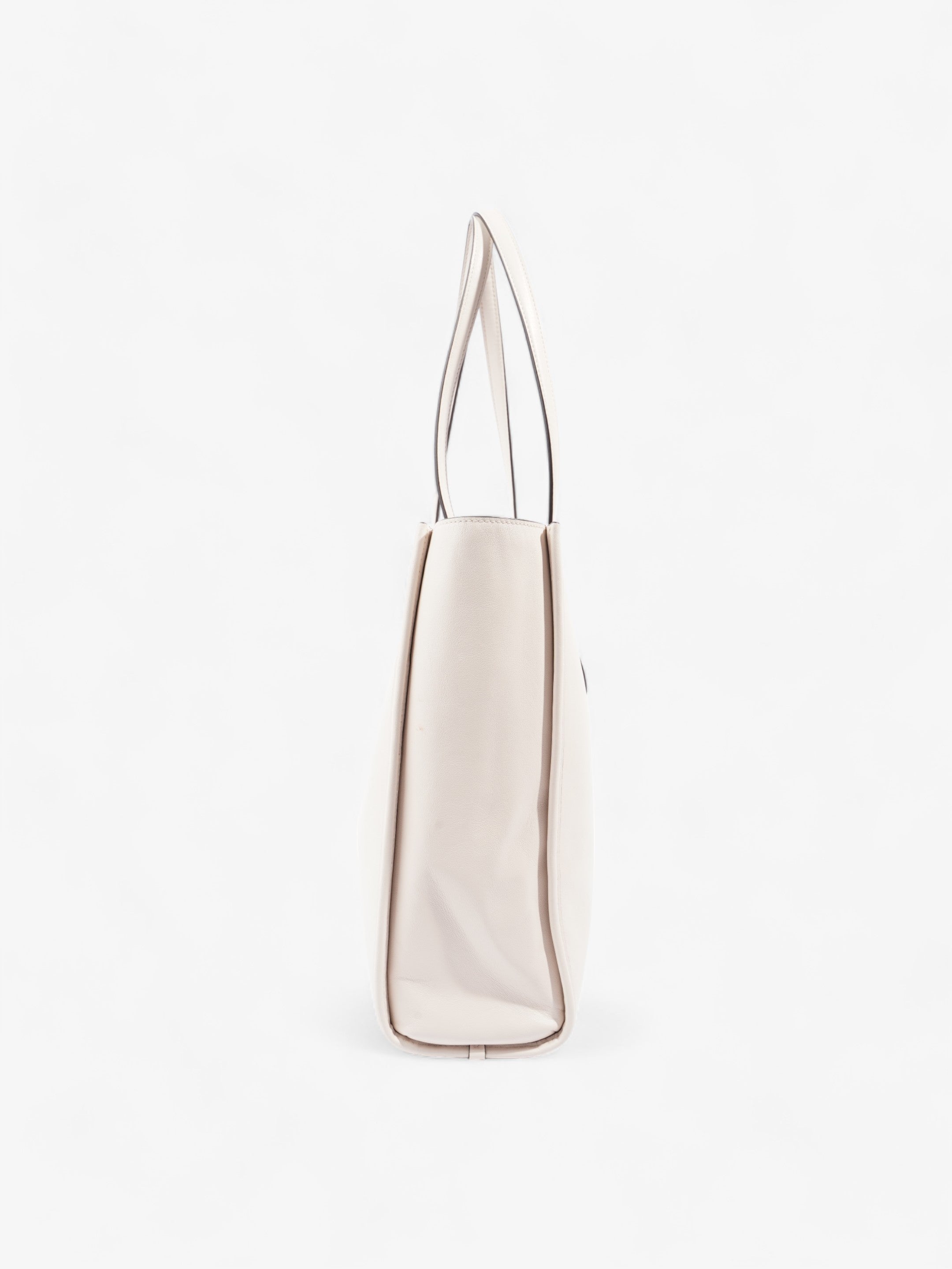 Coach Theo Tote Cream Leather