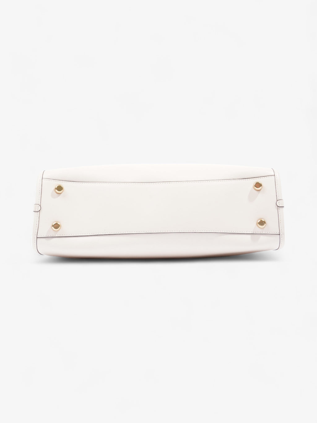 Coach Theo Tote Cream Leather
