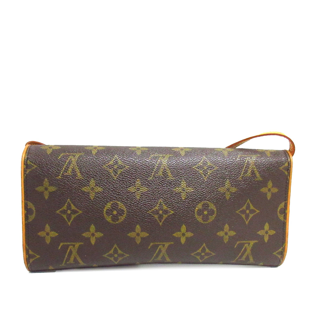 Brown Louis Vuitton Monogram Pochette Twin GM Crossbody Bag