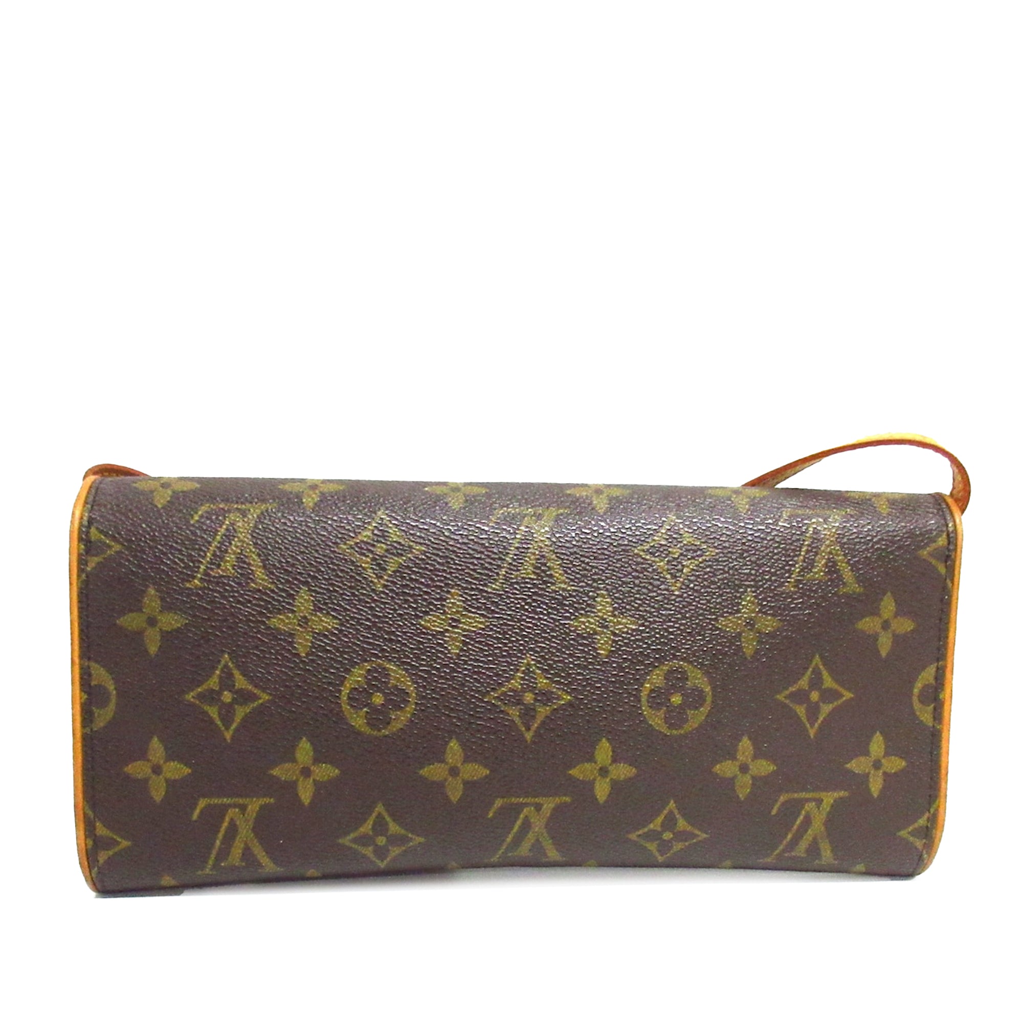 Brown Louis Vuitton Monogram Pochette Twin GM Crossbody Bag