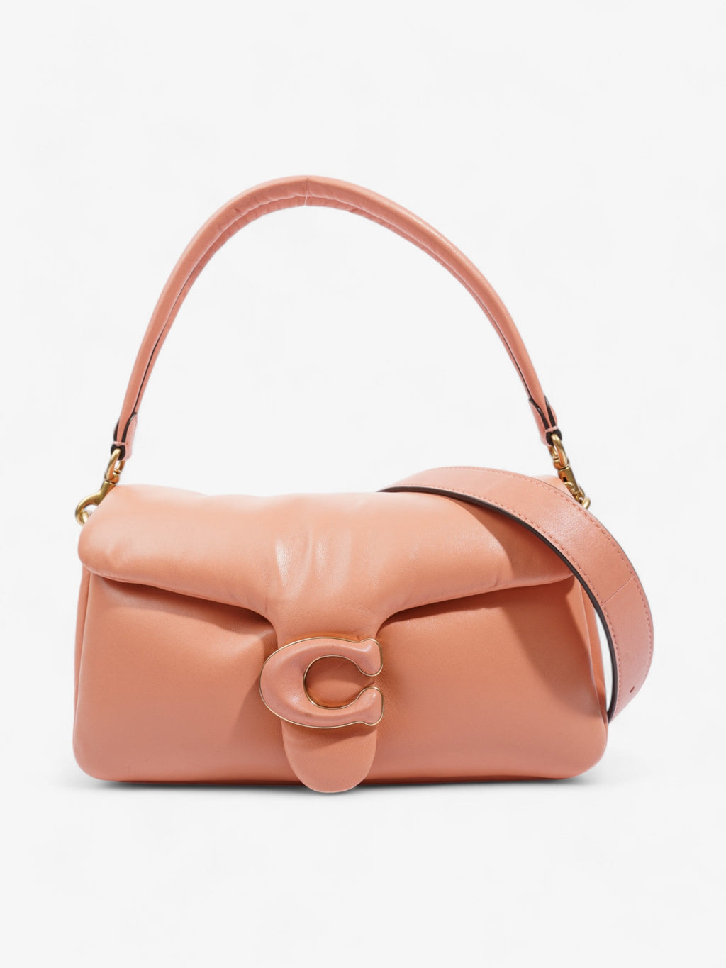 Coach Pillow Tabby Coral Lambskin Leather 26