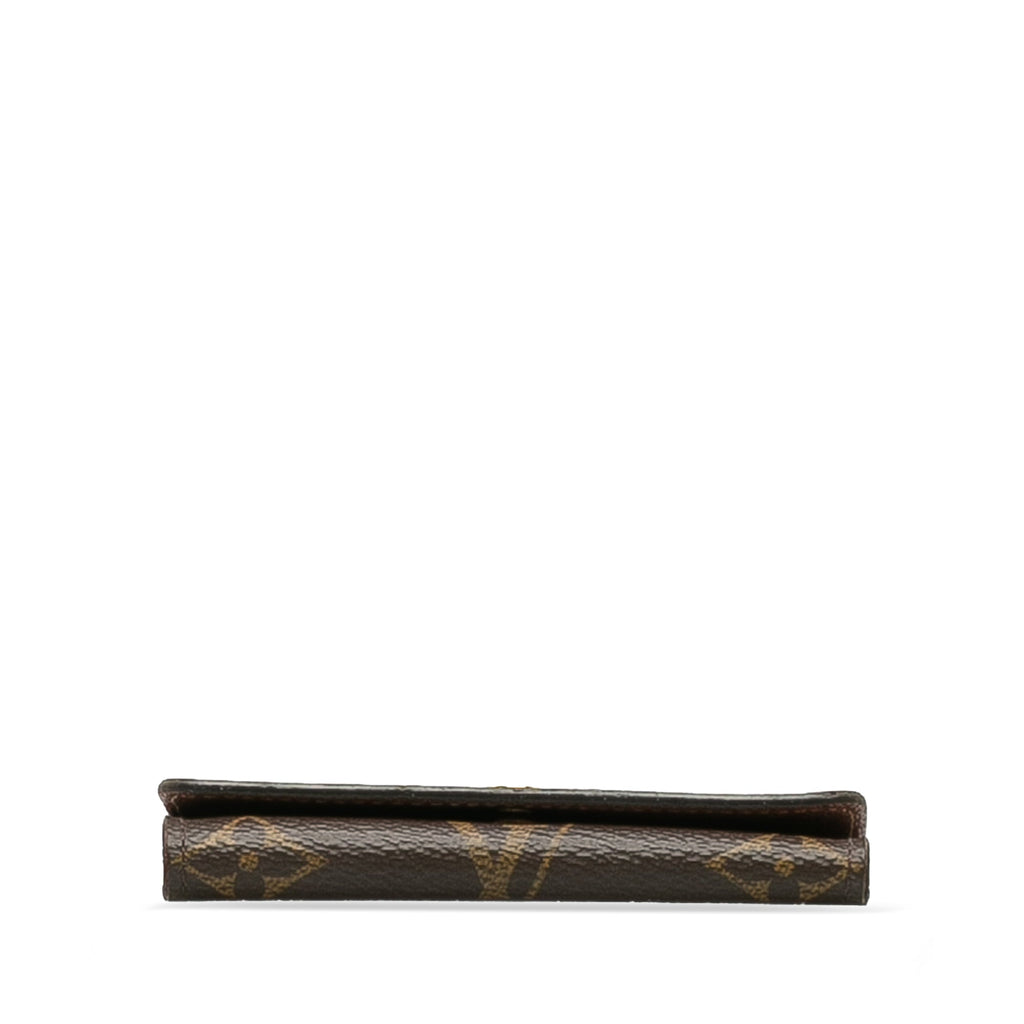 Brown Louis Vuitton Monogram 4 Key Holder