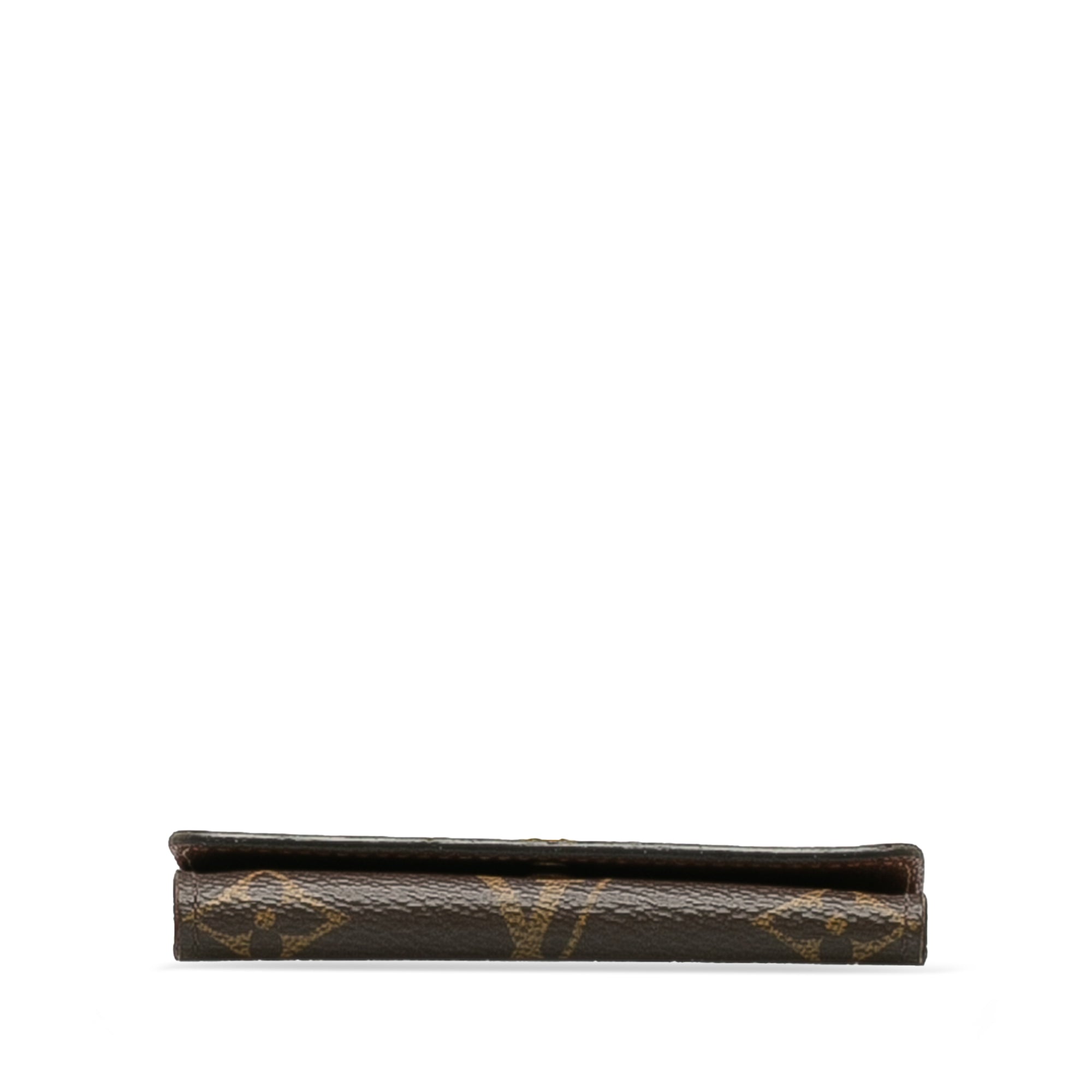 Brown Louis Vuitton Monogram 4 Key Holder