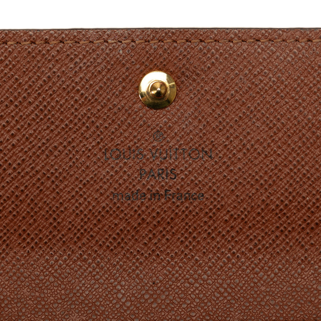 Brown Louis Vuitton Monogram 4 Key Holder