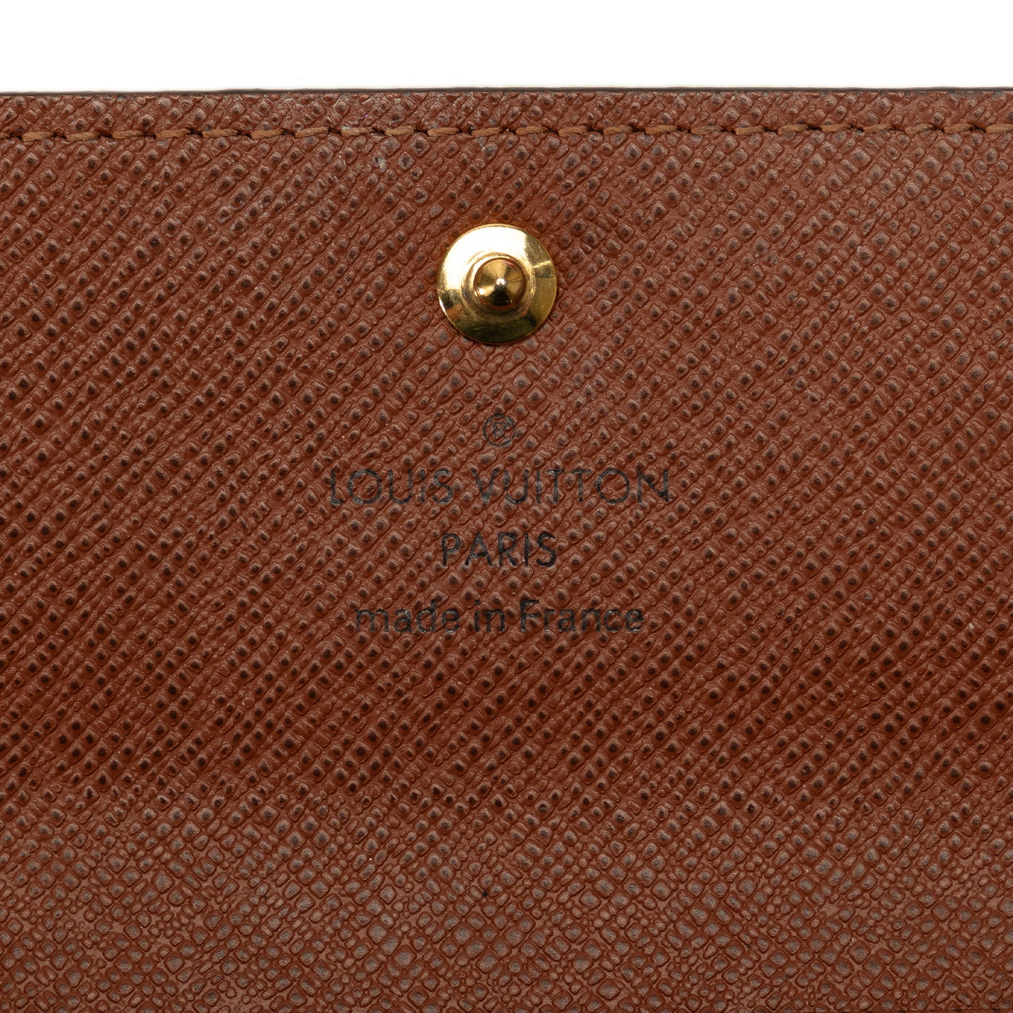 Brown Louis Vuitton Monogram 4 Key Holder