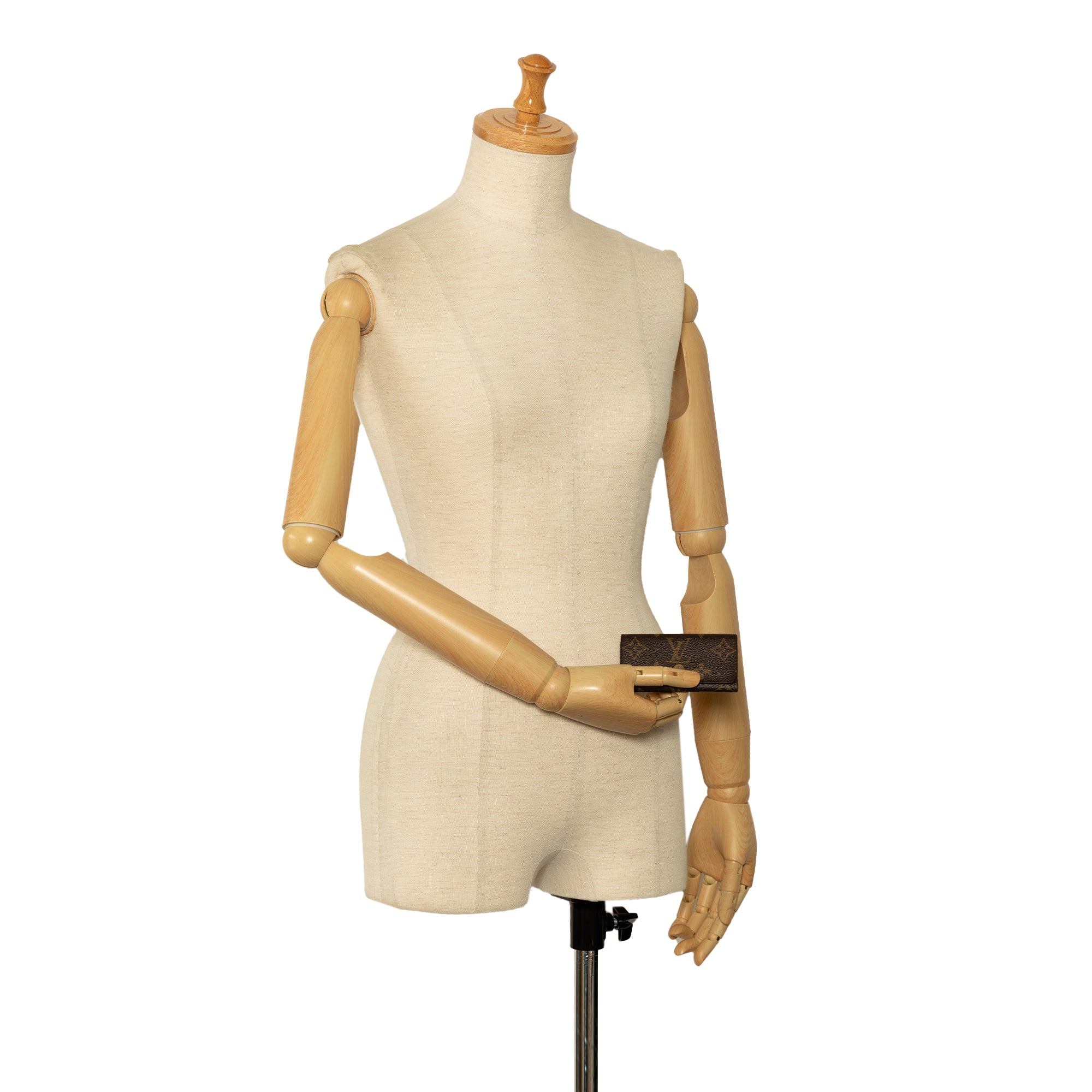 Brown Louis Vuitton Monogram 4 Key Holder