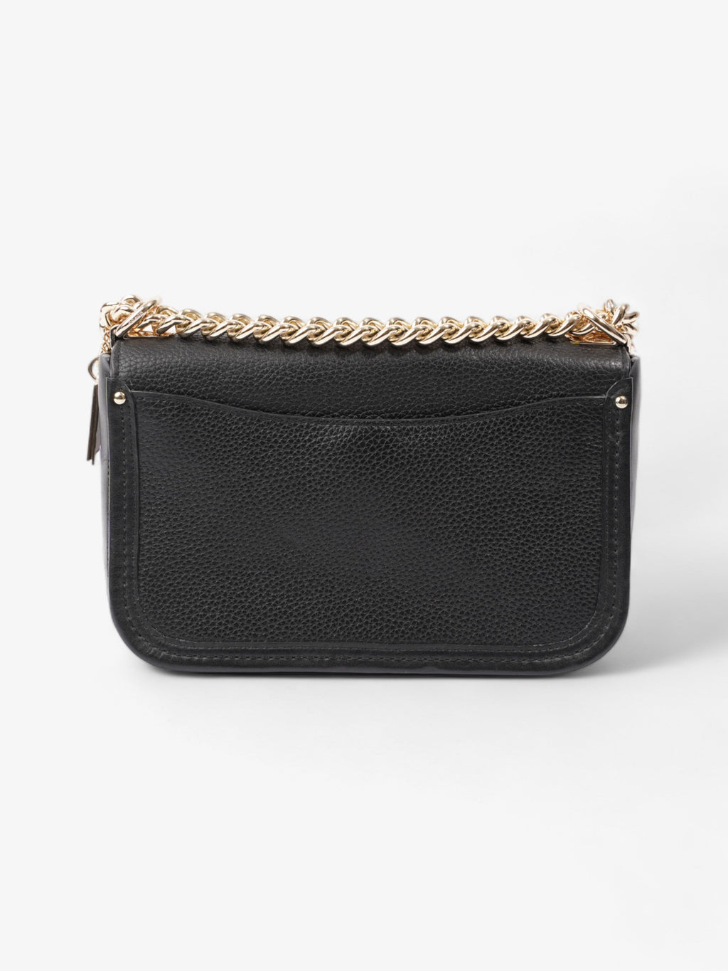 Coach Black & gold bag Black Leather