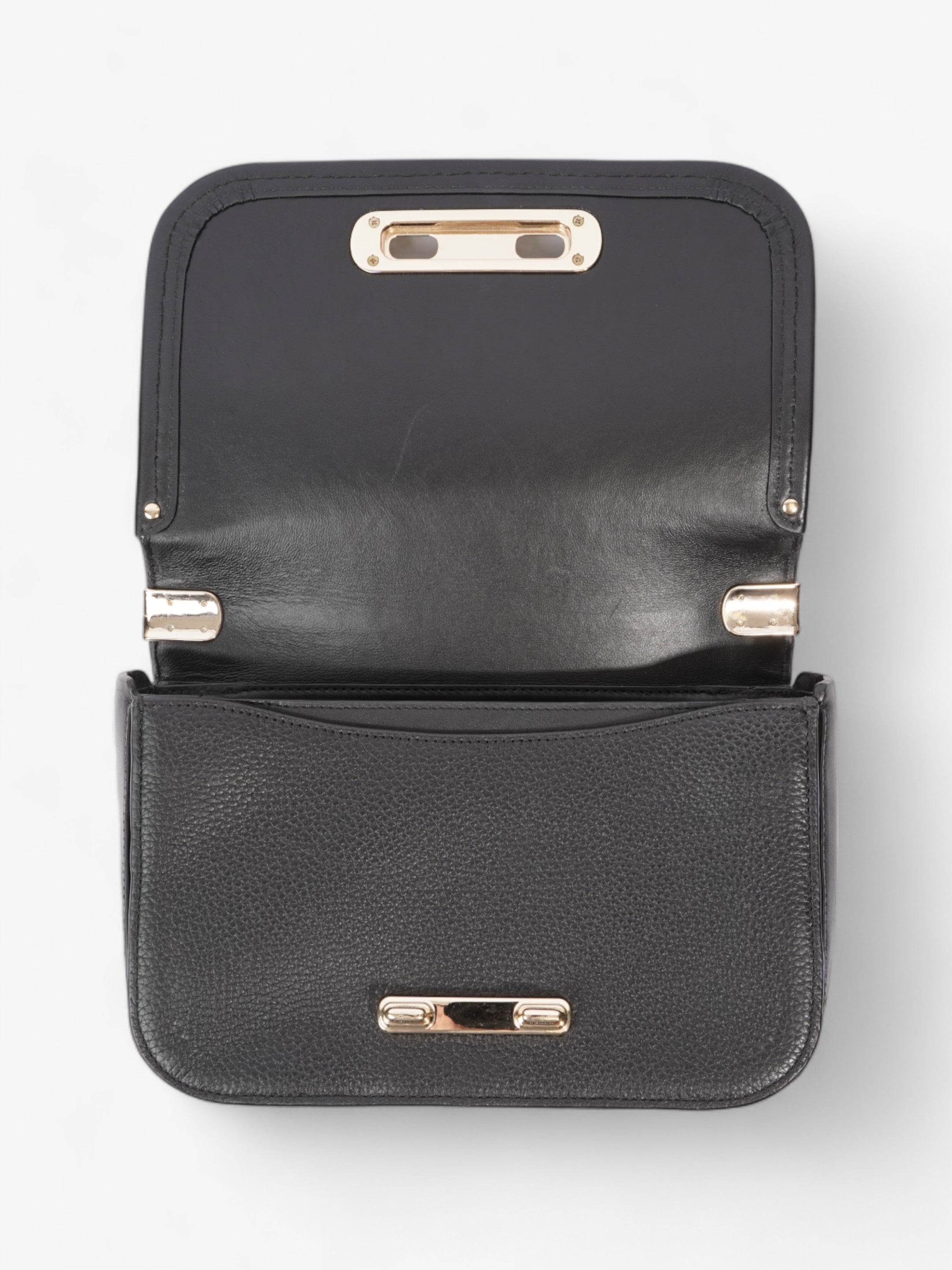 Coach Black & gold bag Black Leather